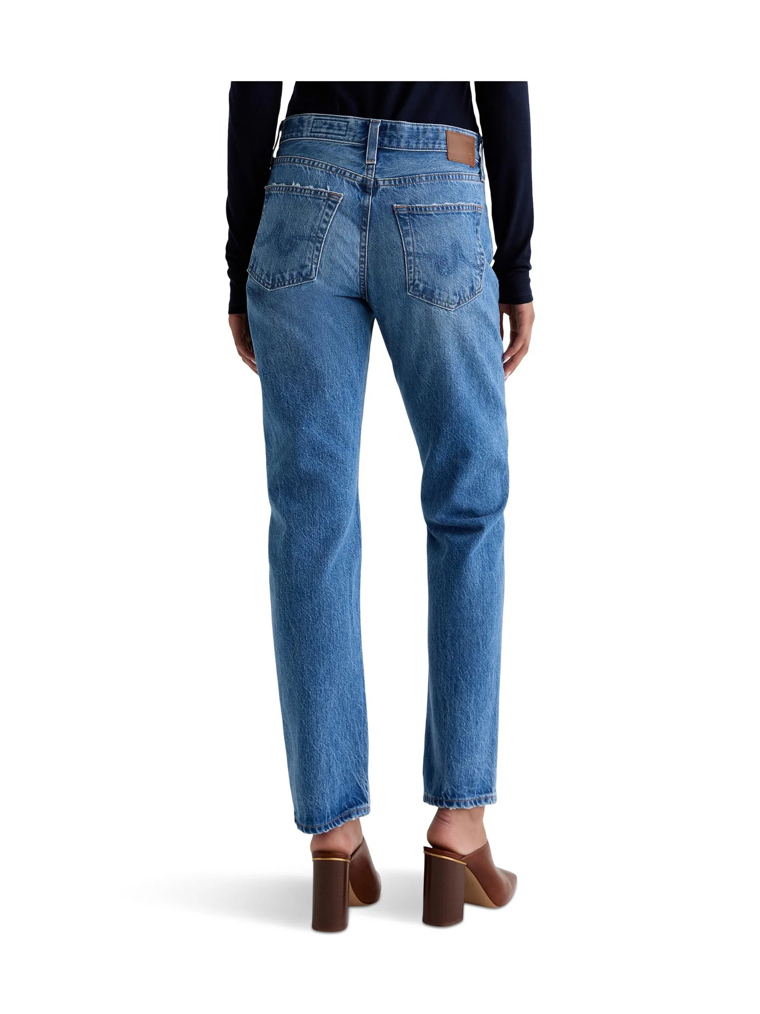 Джинсы AG Jeans The Boyfriend Mid Rise Relaxed Fit In Candid — 2