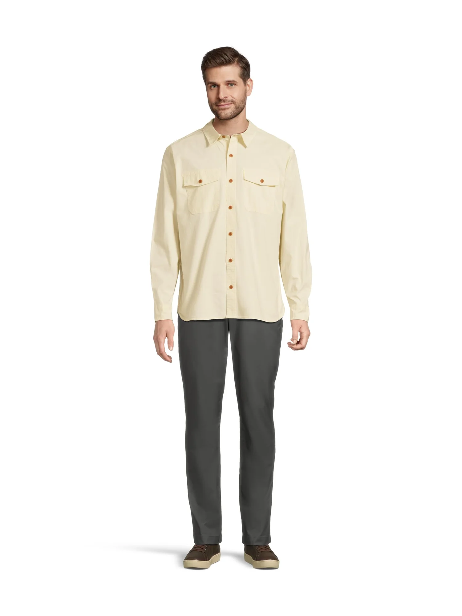 Рубашка L.L.Bean Riverton Ripstop Shirt Long Sleeve Traditional Fit — 5