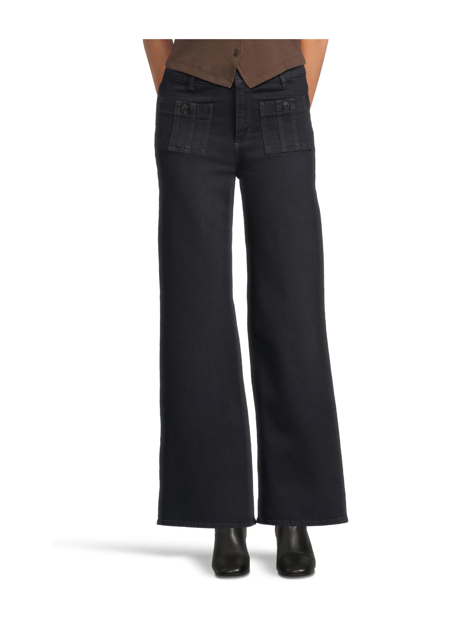 Джинсы Paige Anessa 31 Seamed Patch Pockets In Duchess — 1