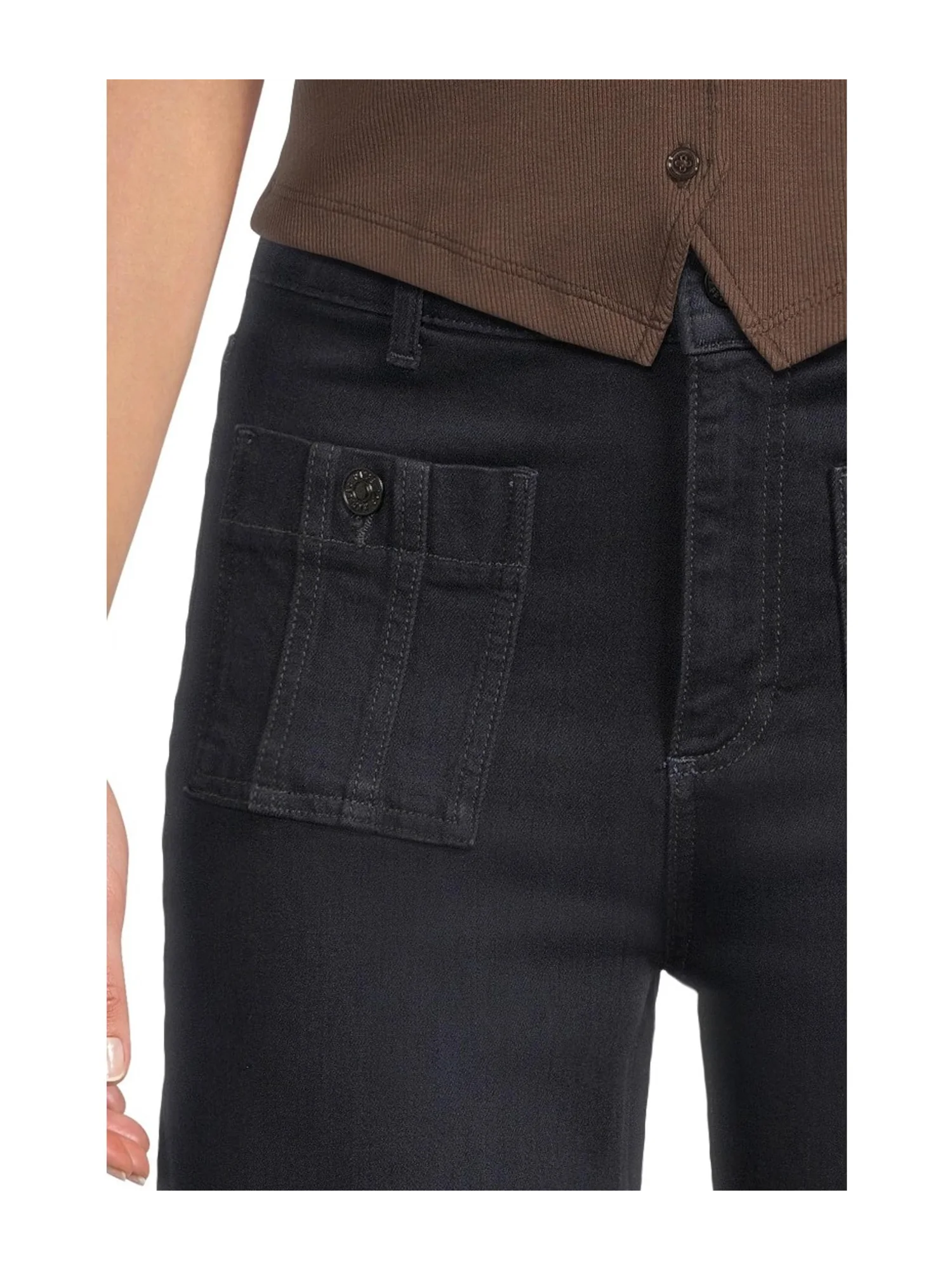 Джинсы Paige Anessa 31 Seamed Patch Pockets In Duchess — 4