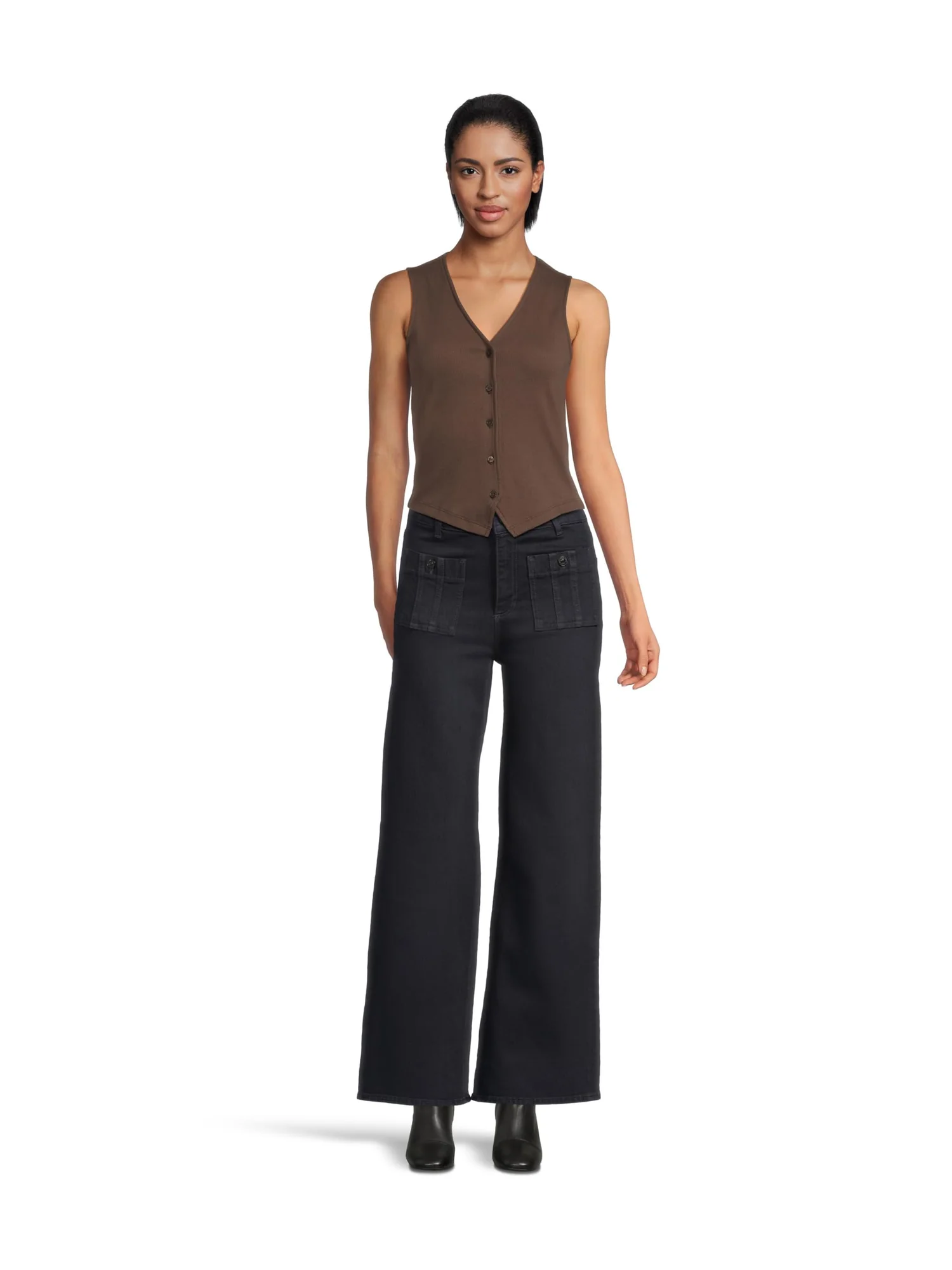 Джинсы Paige Anessa 31 Seamed Patch Pockets In Duchess — 5