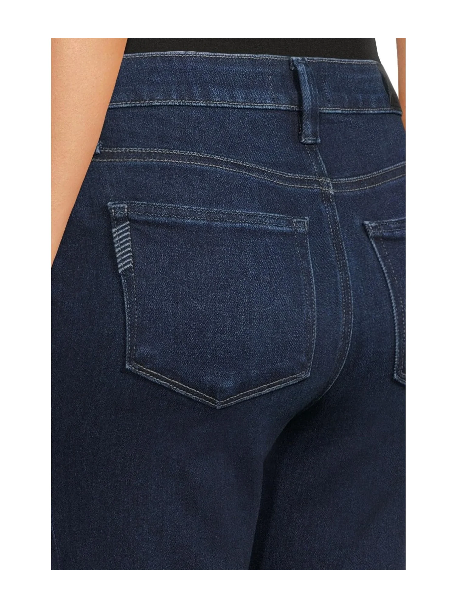 Джинсы Paige Hr Laurel Canyon 32" With Reversed Seamed Beltloops In Waterloo — 4