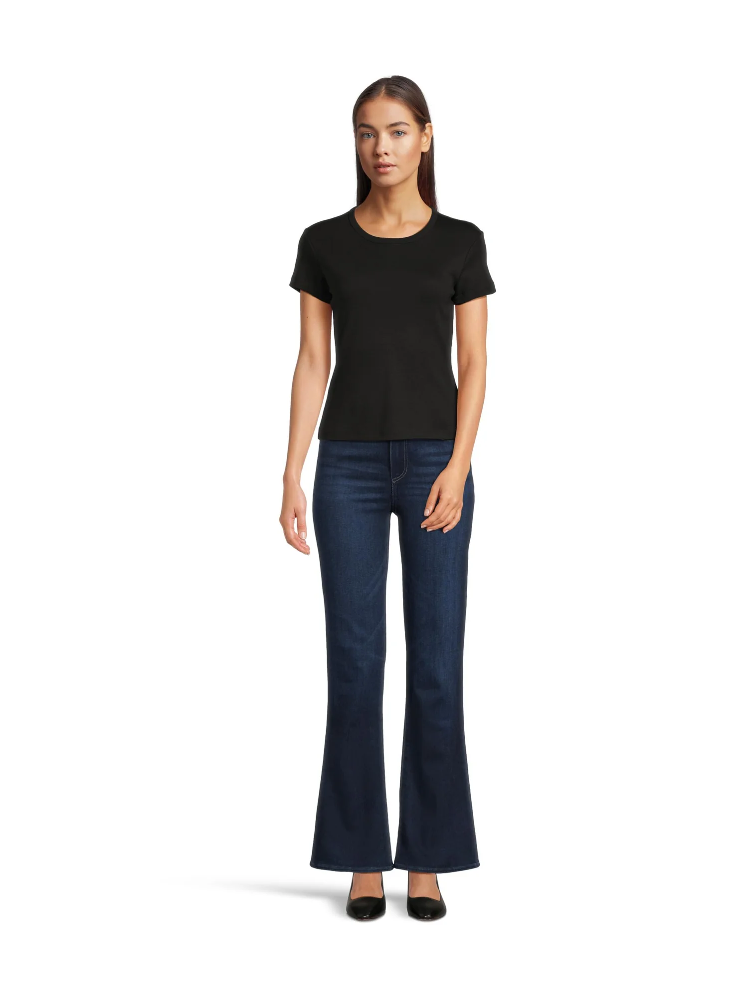 Джинсы Paige Hr Laurel Canyon 32" With Reversed Seamed Beltloops In Waterloo — 5
