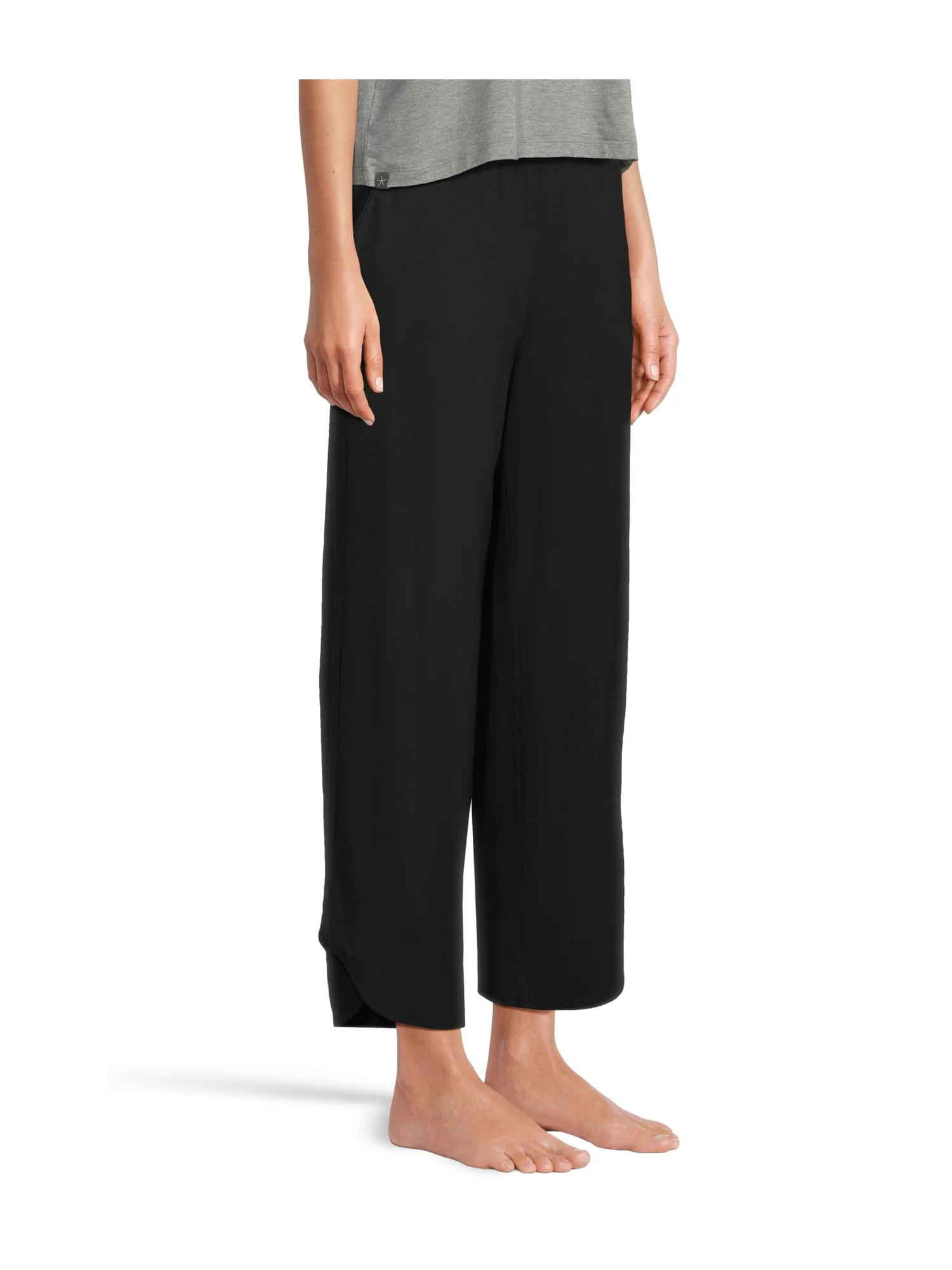 Брюки Barefoot Dreams Ultra Soft Jersey Curved Hem Cropped Pant — 2