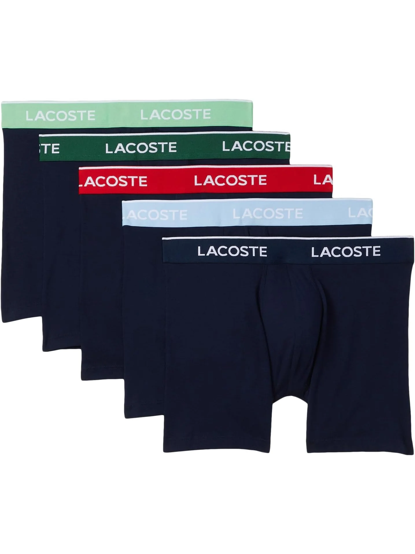 Боксеры Lacoste 5-pack Cotton Boxer Briefs — 1