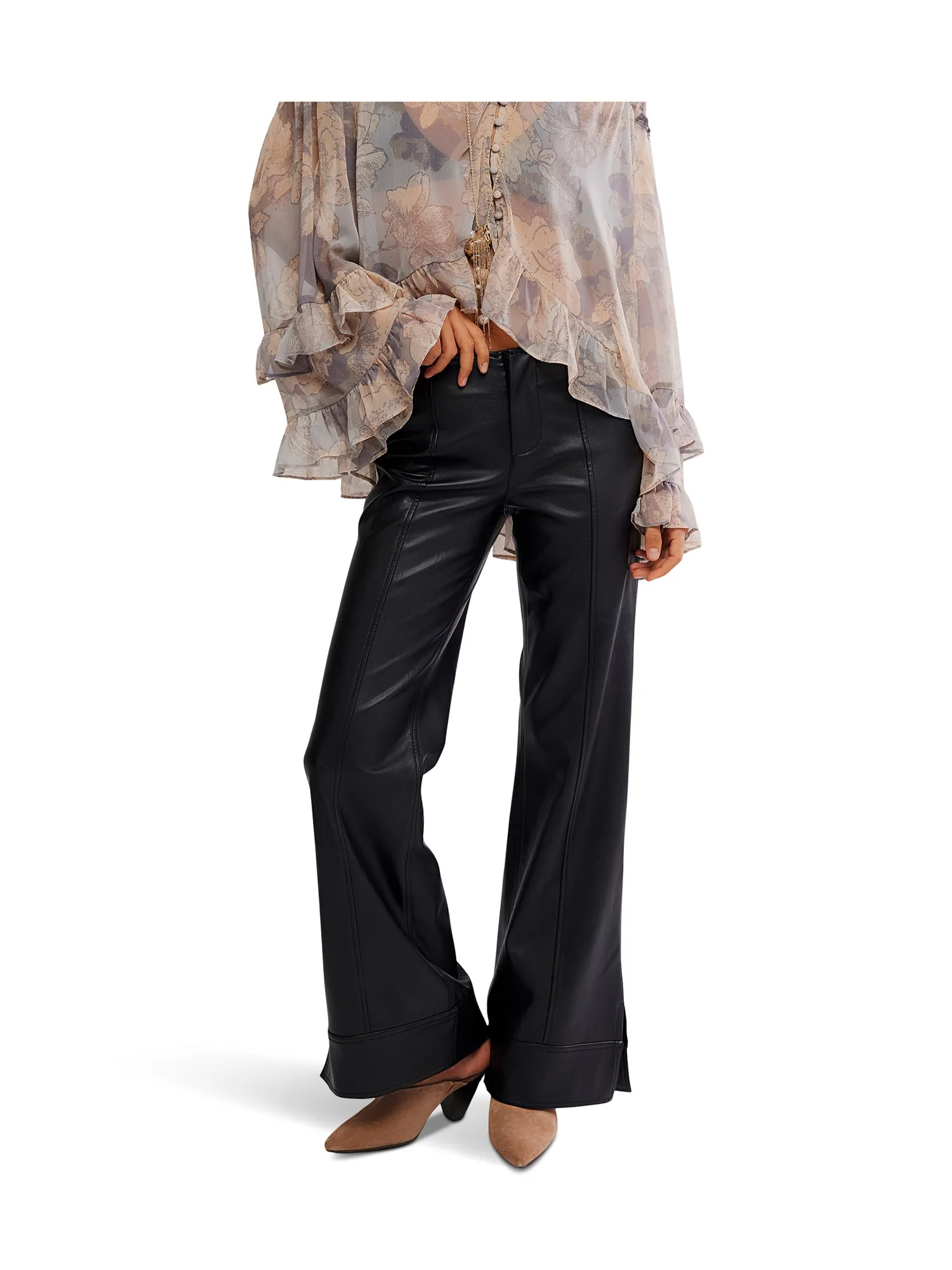 Брюки Free People Glow Up Vegan Pant — 1