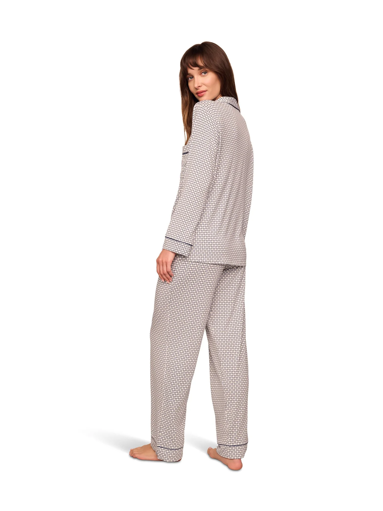 Пижама Eberjey Gisele Printed - The Long PJ Set — 2