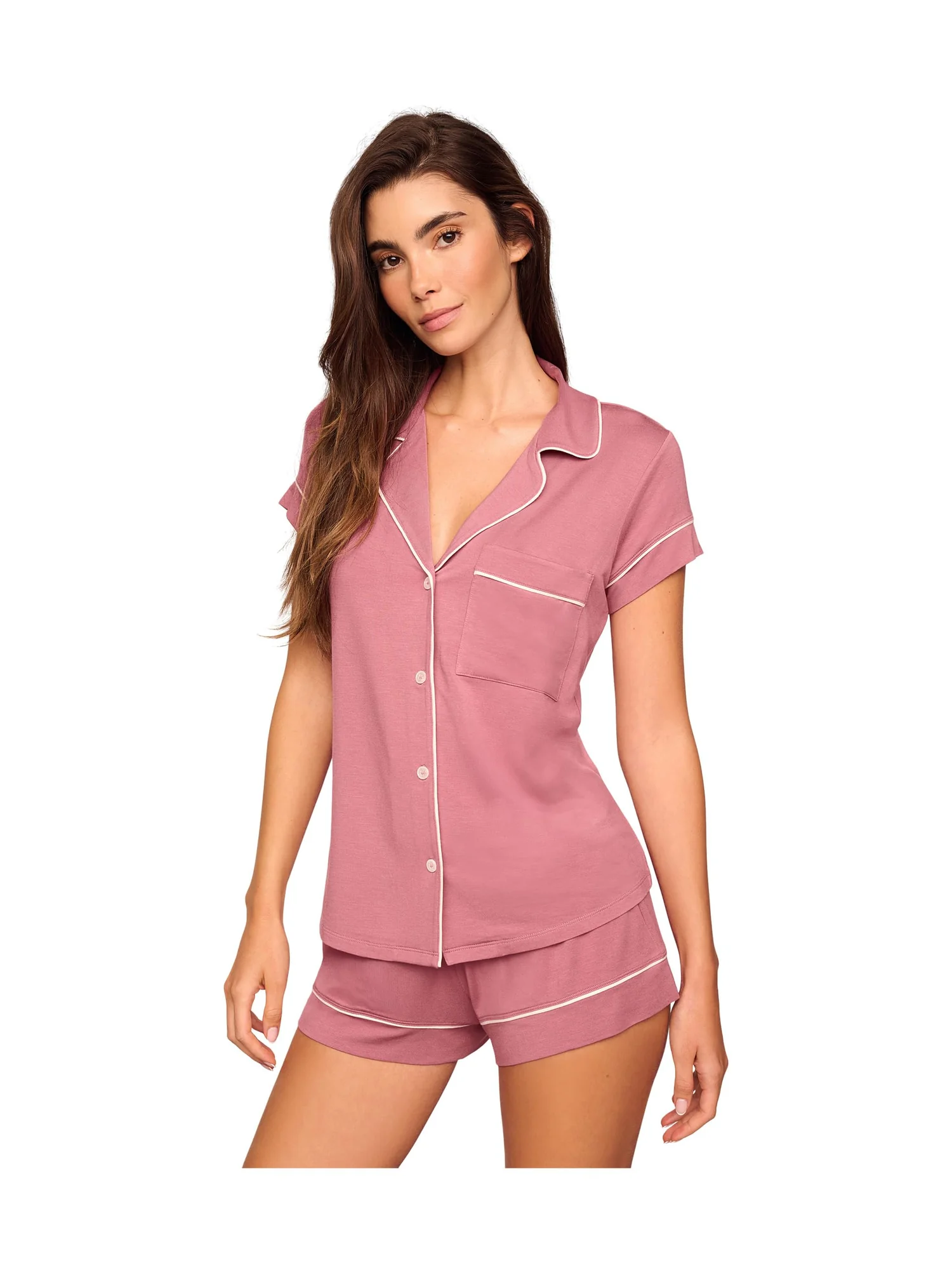 Пижама Eberjey Gisele - Shortie Short PJ Set — 1