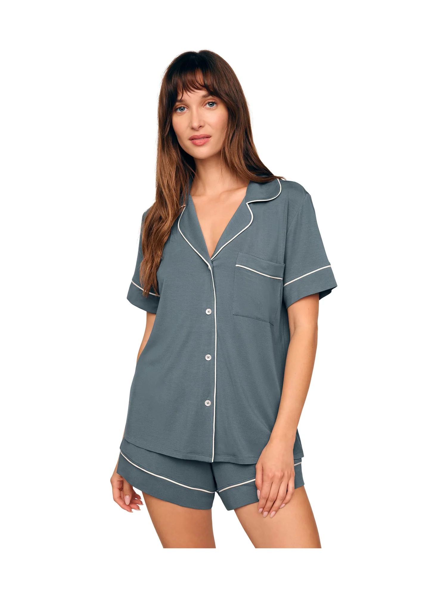 Пижама Eberjey Gisele Relaxed Shorts PJ Set — 1