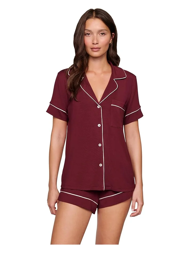 Женский комплект пижамы Eberjey Gisele Relaxed Short — 1