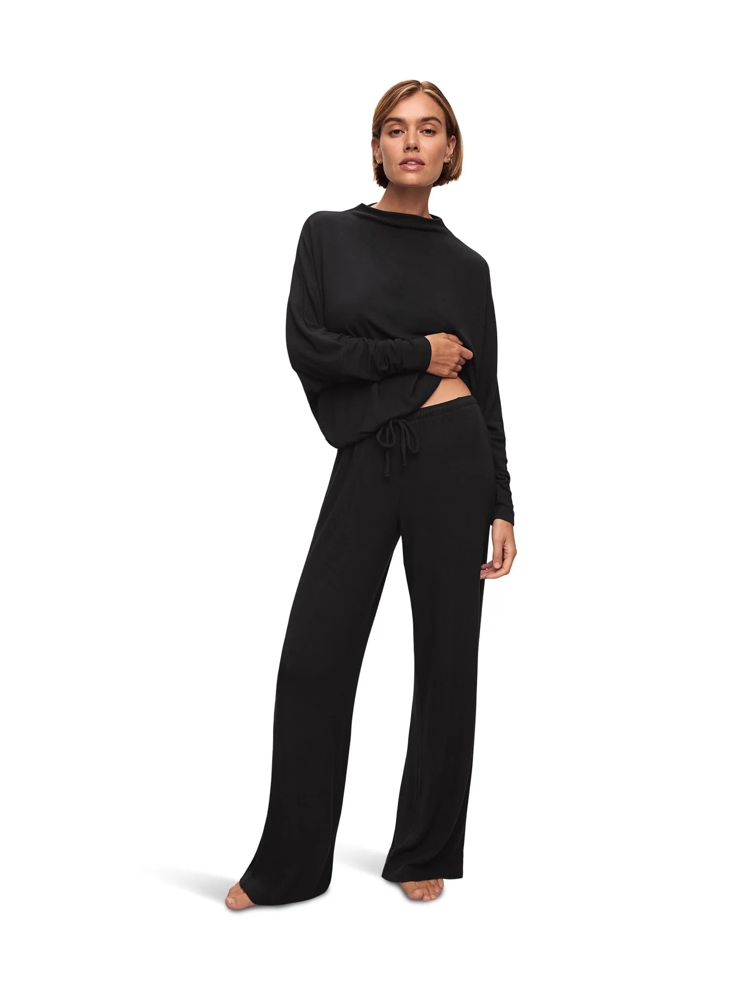 Пижамные брюки Eberjey Cozy Time Wide Leg Pants — 1