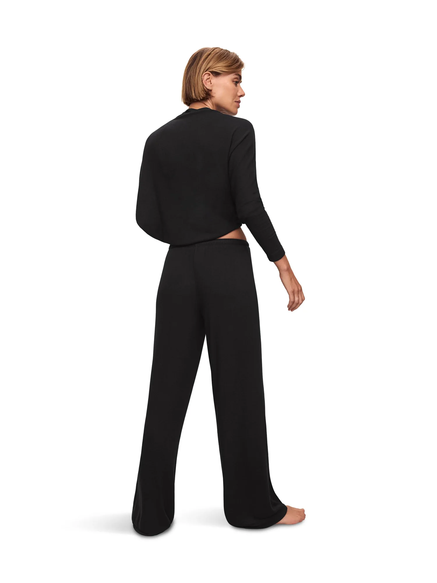 Пижамные брюки Eberjey Cozy Time Wide Leg Pants — 2