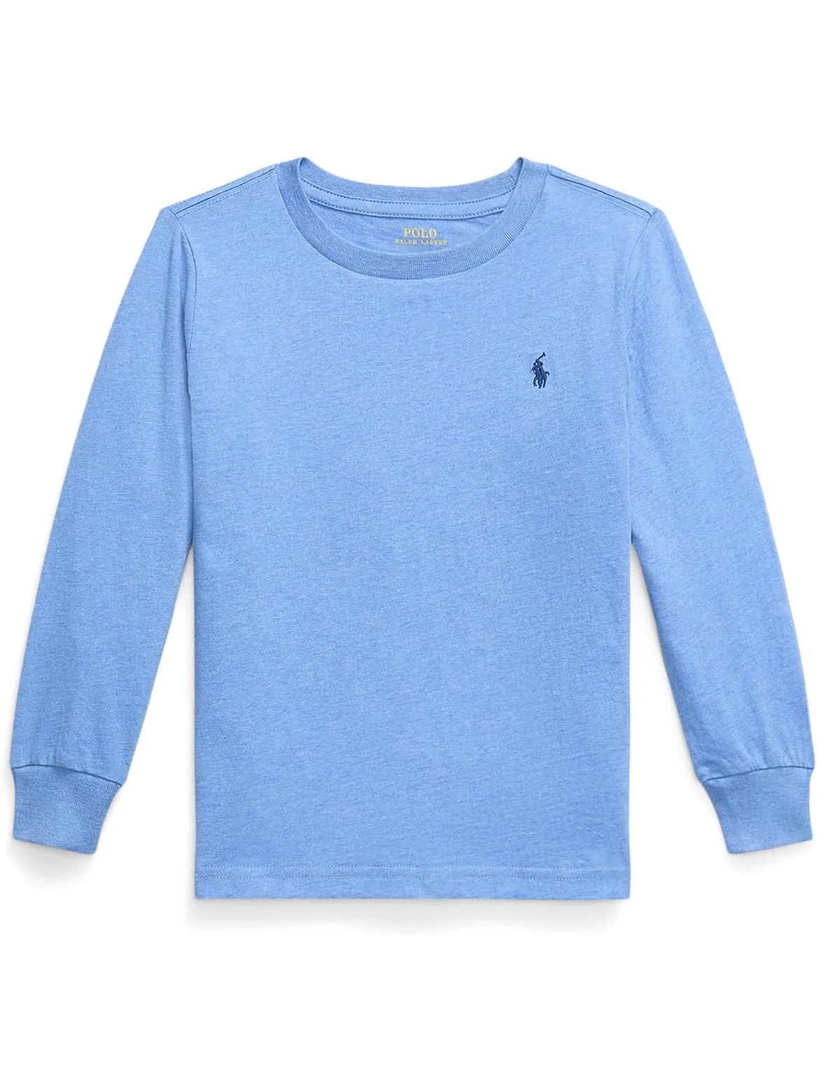 Футболка Polo Ralph Lauren Kids Cotton Jersey Long Sleeve Tee — фиолетовый