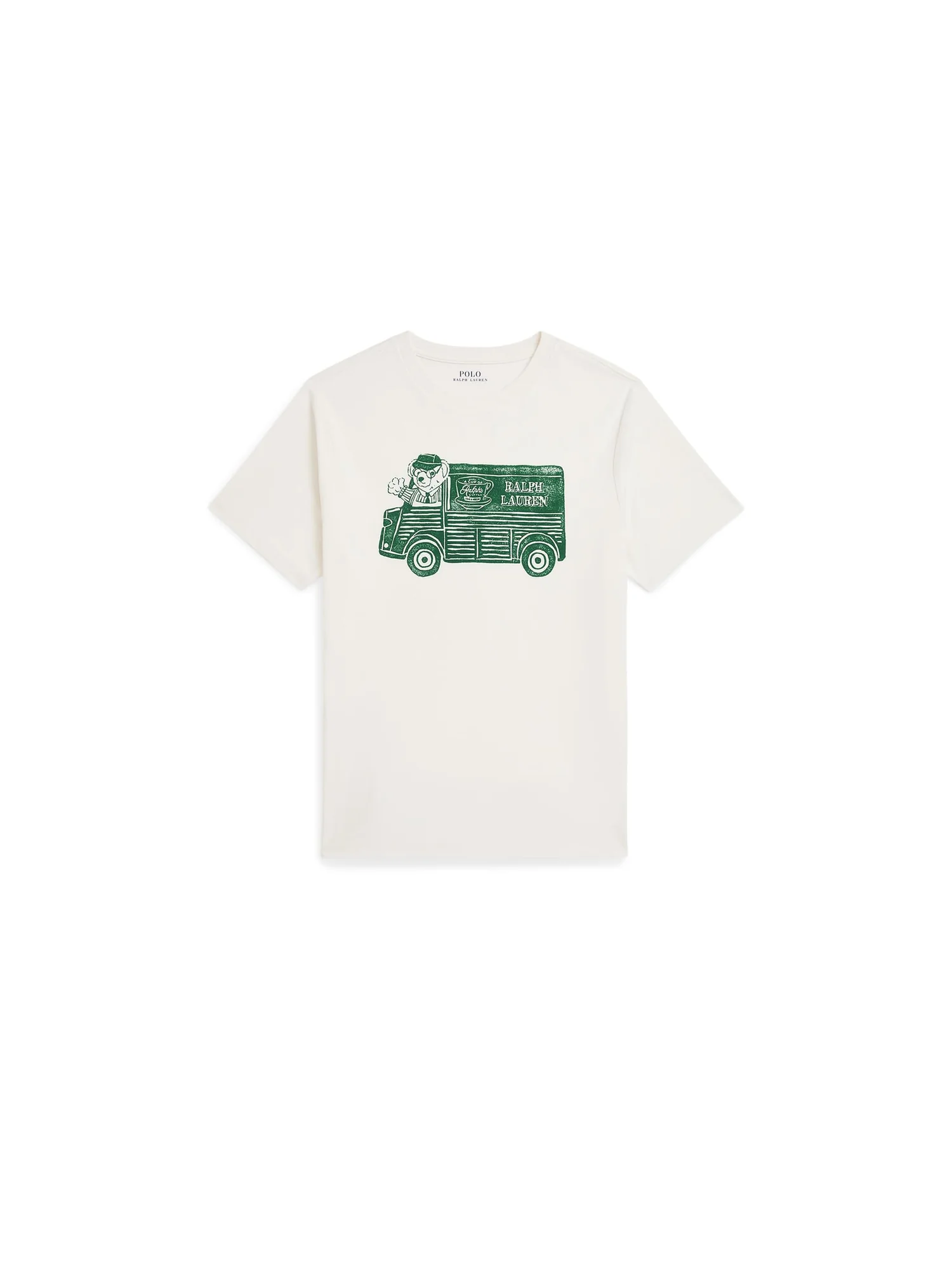 Футболка Polo Ralph Lauren Kids Ralph’s Coffee Polo Bear Tee — голубой