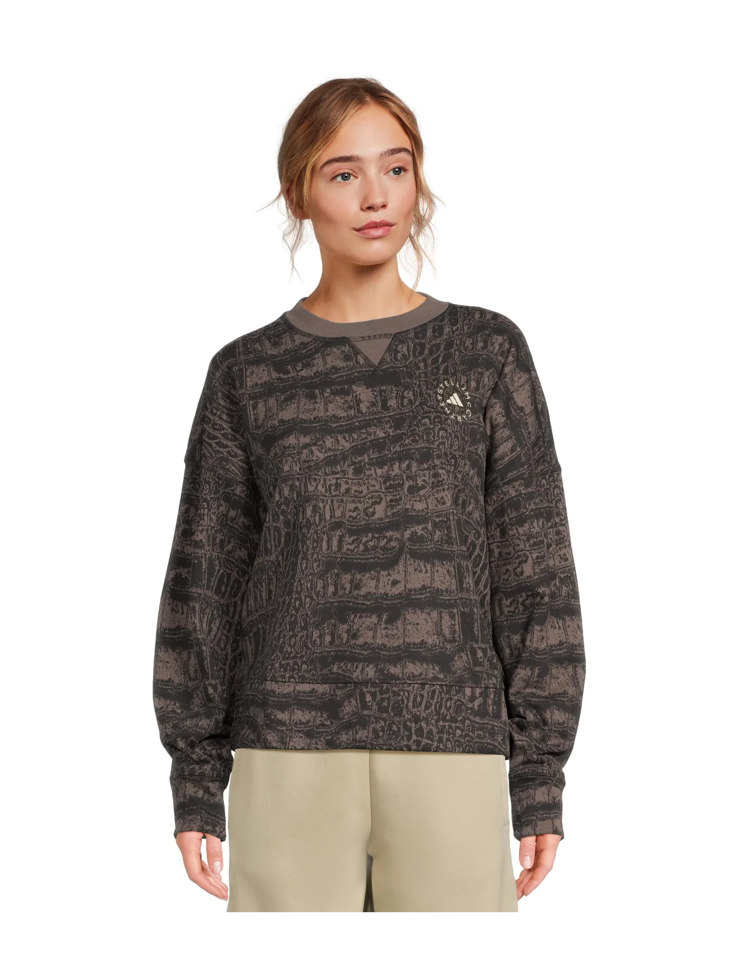 Толстовка adidas by Stella McCartney Loose Sweatshirt Printed JN2215 — 1