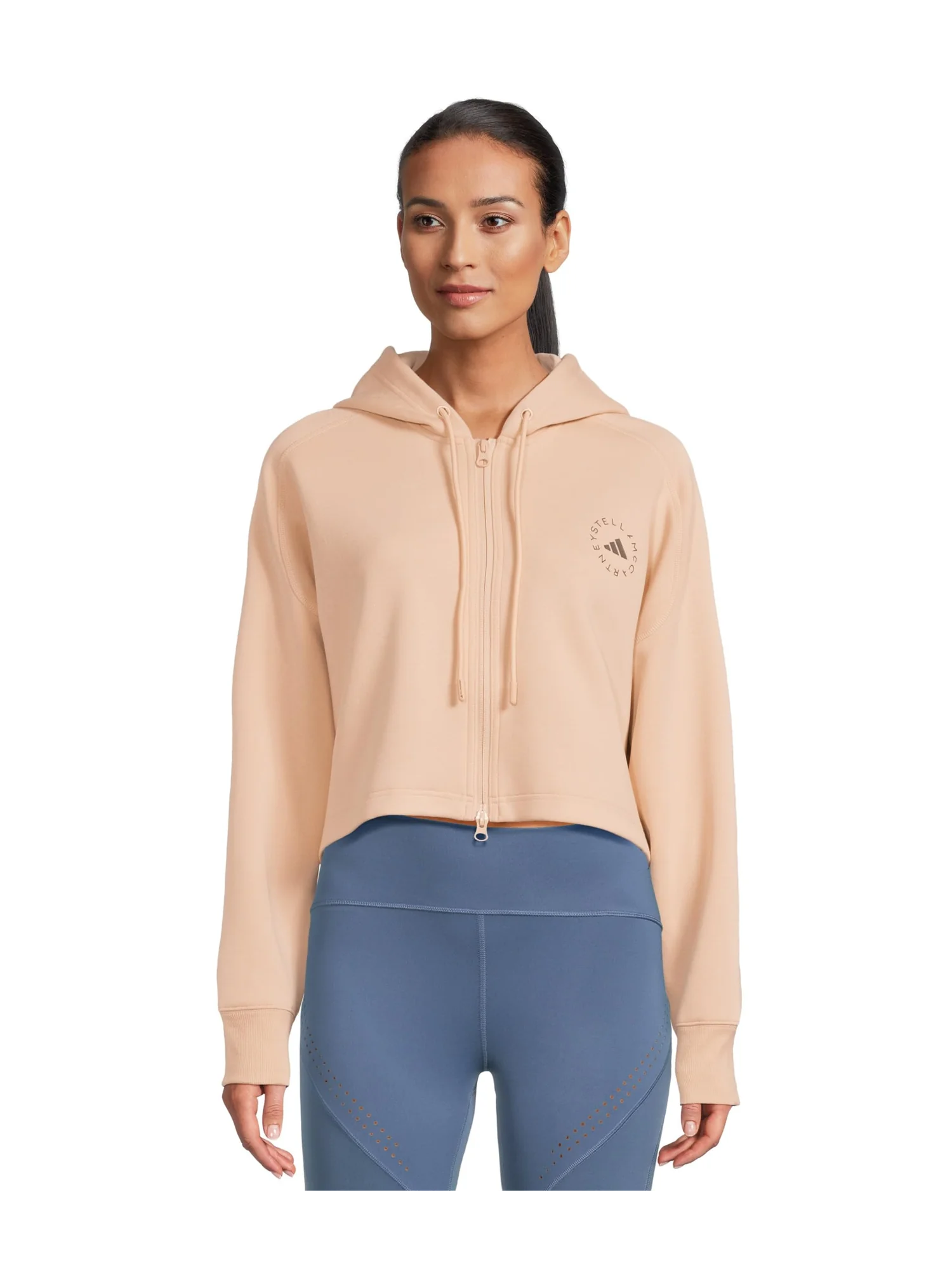 Худи adidas by Stella McCartney Sportswear Cropped Hoodie JW4690 — 1
