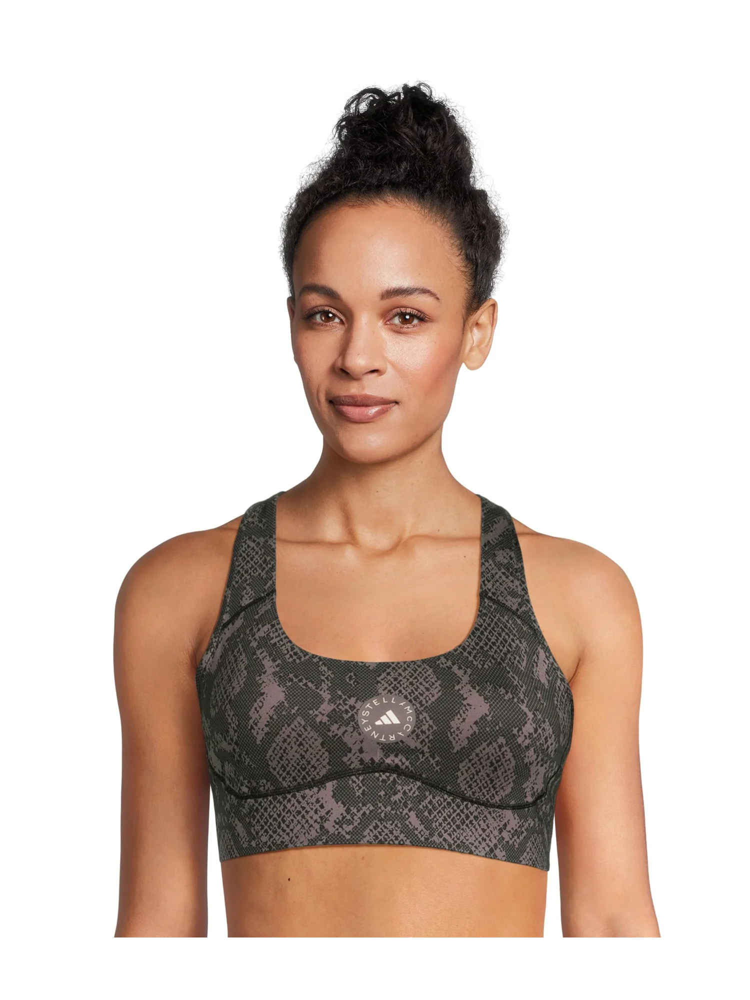 Бюстгальтер adidas by Stella McCartney Power Impact Training Bra Medium Support Printed JW4542 — 1