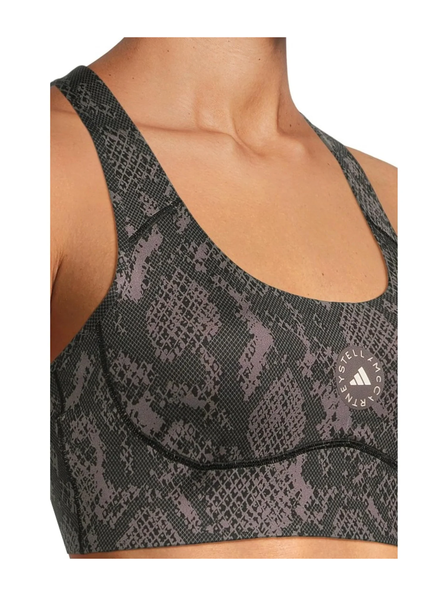 Бюстгальтер adidas by Stella McCartney Power Impact Training Bra Medium Support Printed JW4542 — 4
