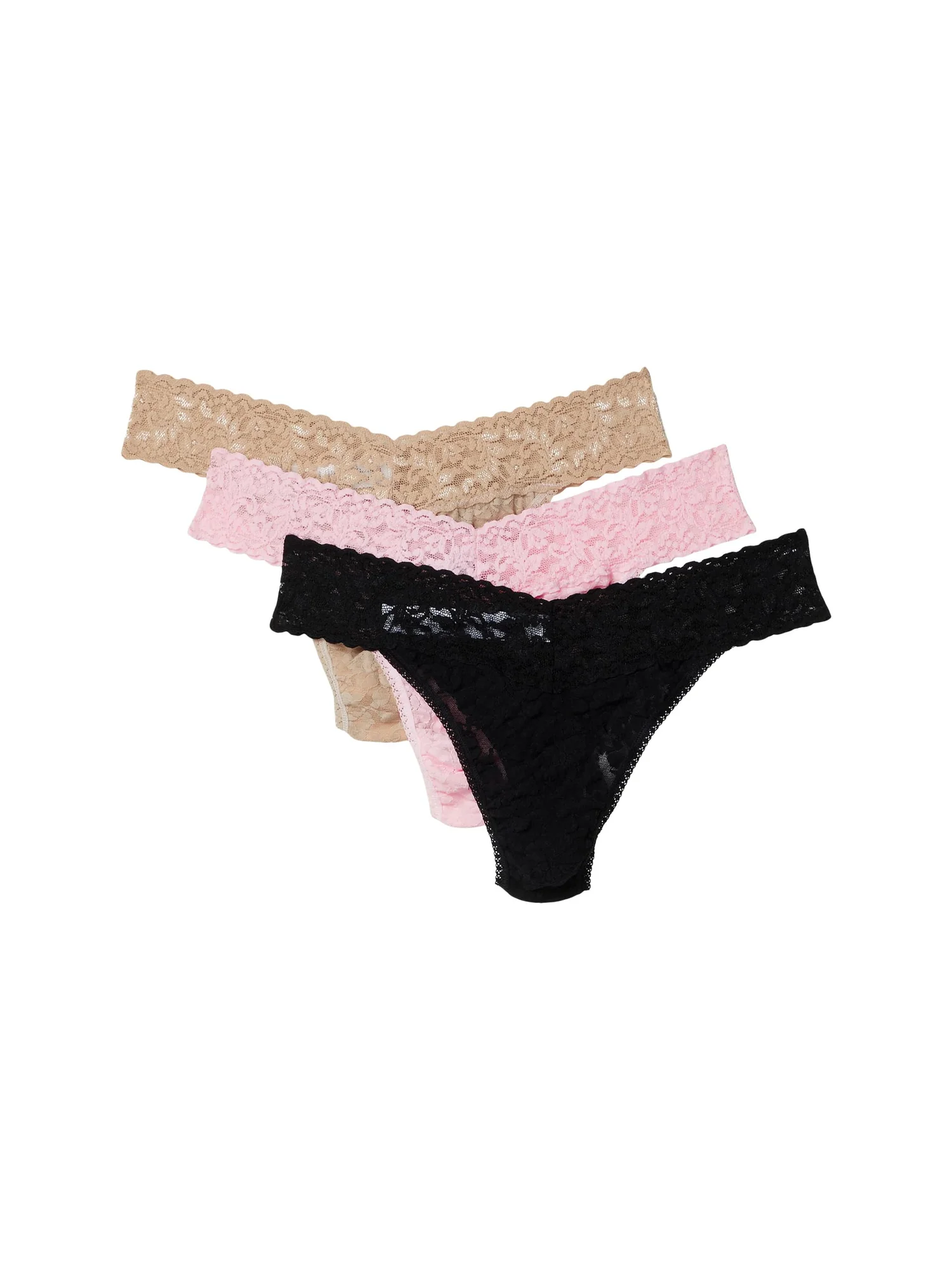 Стринги Hanky Panky 3-Pack Original Rise Thong — 1