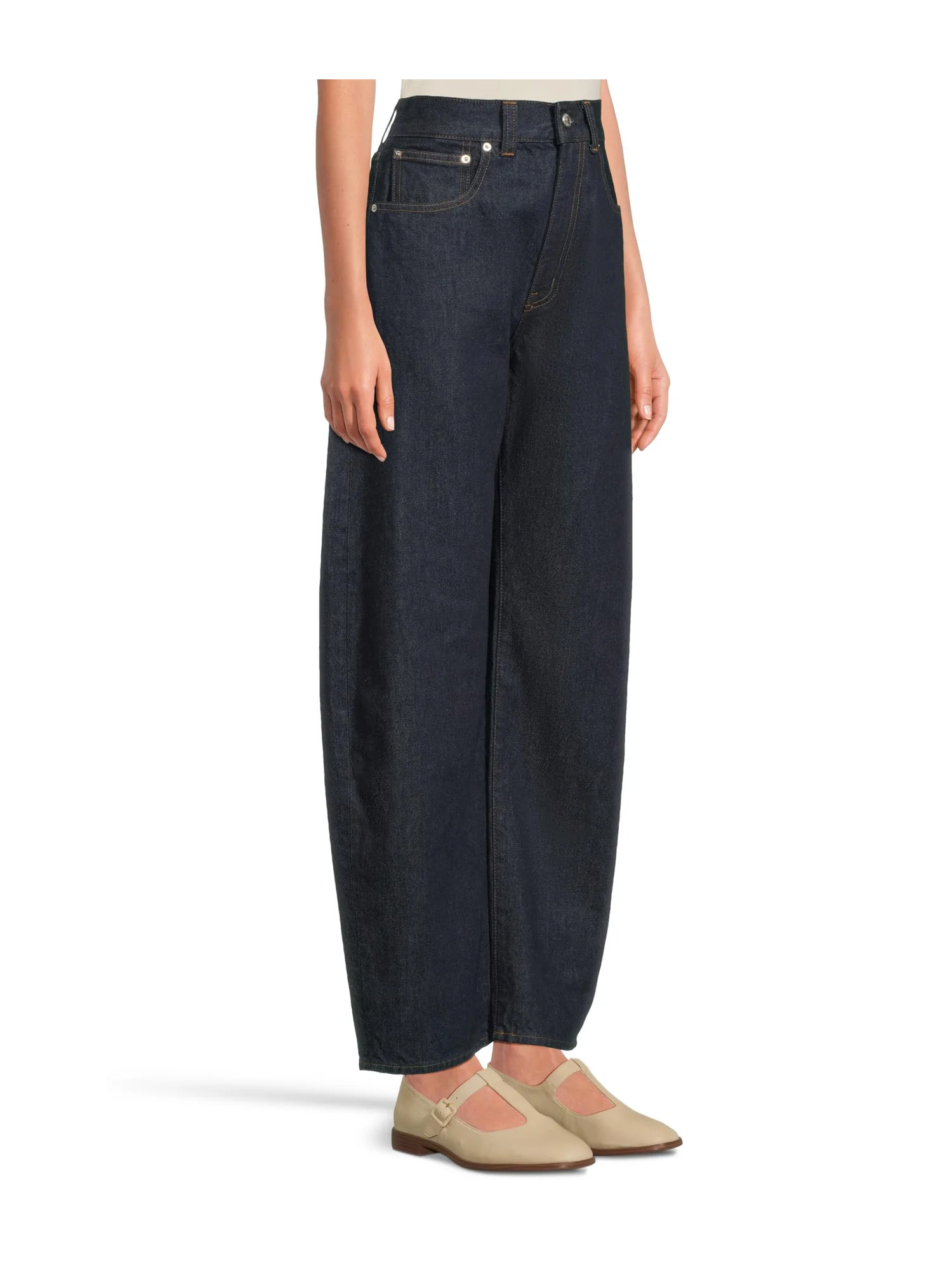 Джинсы Madewell The Balloon Jean In Rinse Wash — 2
