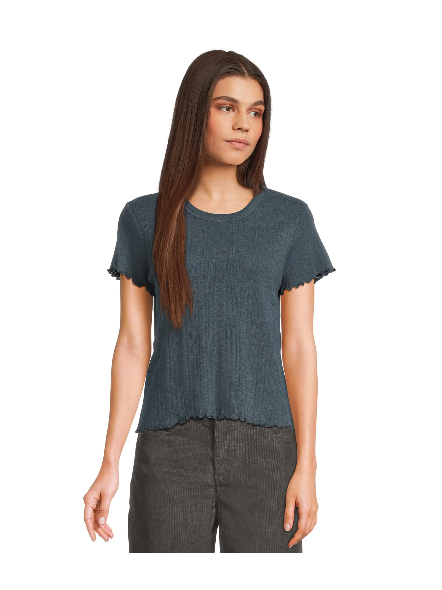 Футболка Toad&Co Foothill Pointelle Short Sleeve Baby Tee — синий