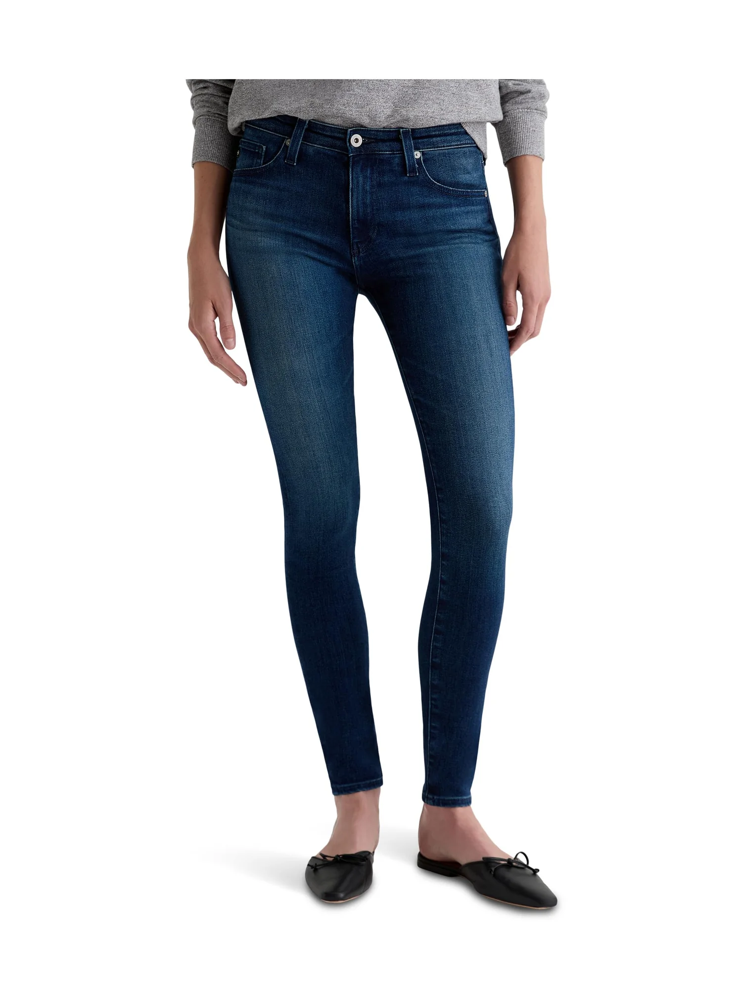 Джинсы AG Jeans Farrah Mid Rise Skinny Jean In Epilogue — 1