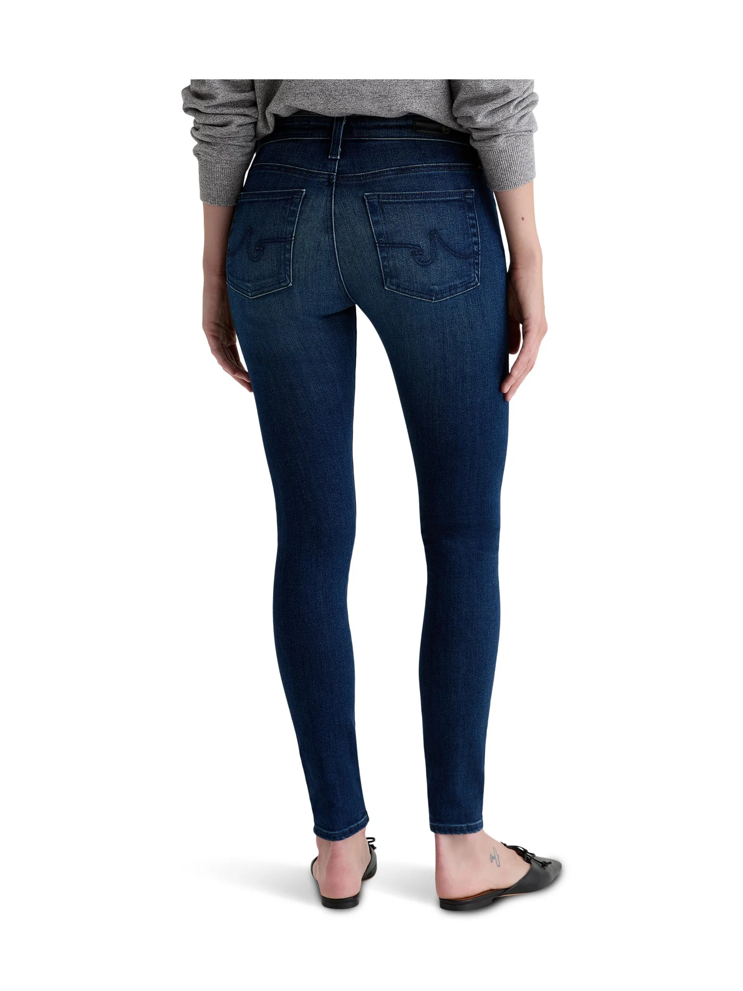 Джинсы AG Jeans Farrah Mid Rise Skinny Jean In Epilogue — 2
