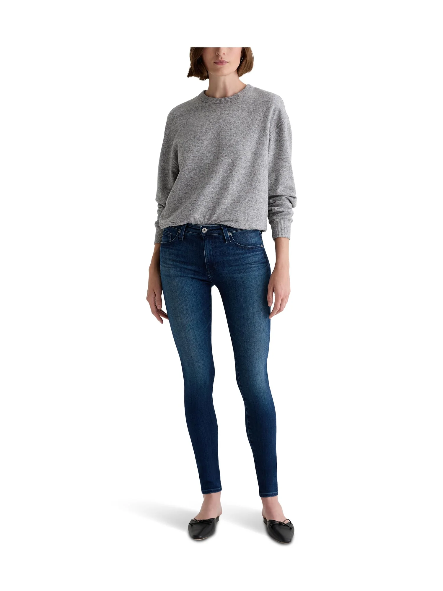 Джинсы AG Jeans Farrah Mid Rise Skinny Jean In Epilogue — 4