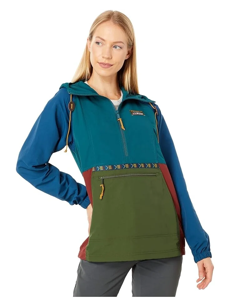 Анорак L.L.Bean Mountain Classic Anorak Multicolor — изображение 1 из 4, оливковый