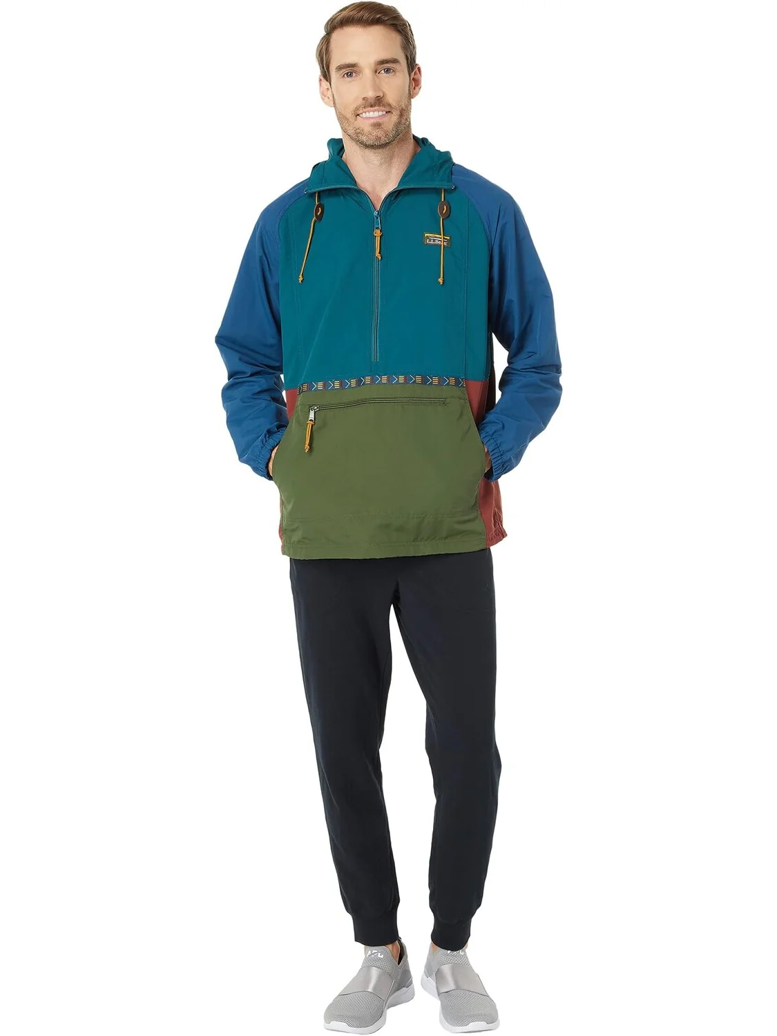 Куртка Mountain Classic Anorak Multicolor L.L.Bean — изображение 4 из 4, оливковый