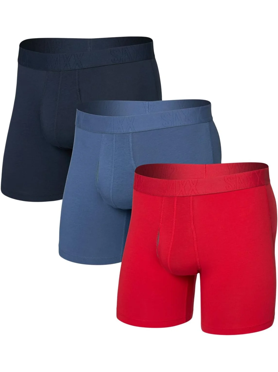 Боксеры SAXX UNDERWEAR Droptemp Cooling Cotton Boxer Brief Fly 3-Pack — 1