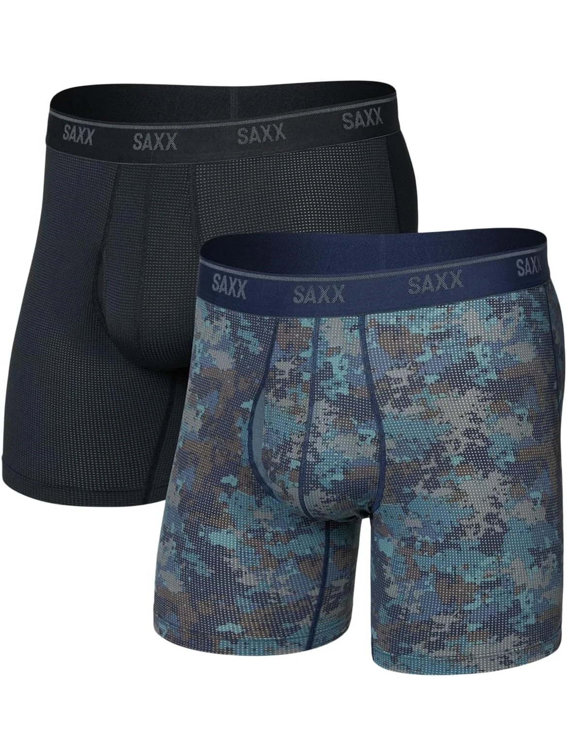Боксеры SAXX UNDERWEAR Quest Quick-Dry Mesh Boxer Brief Fly 2-Pack — 1