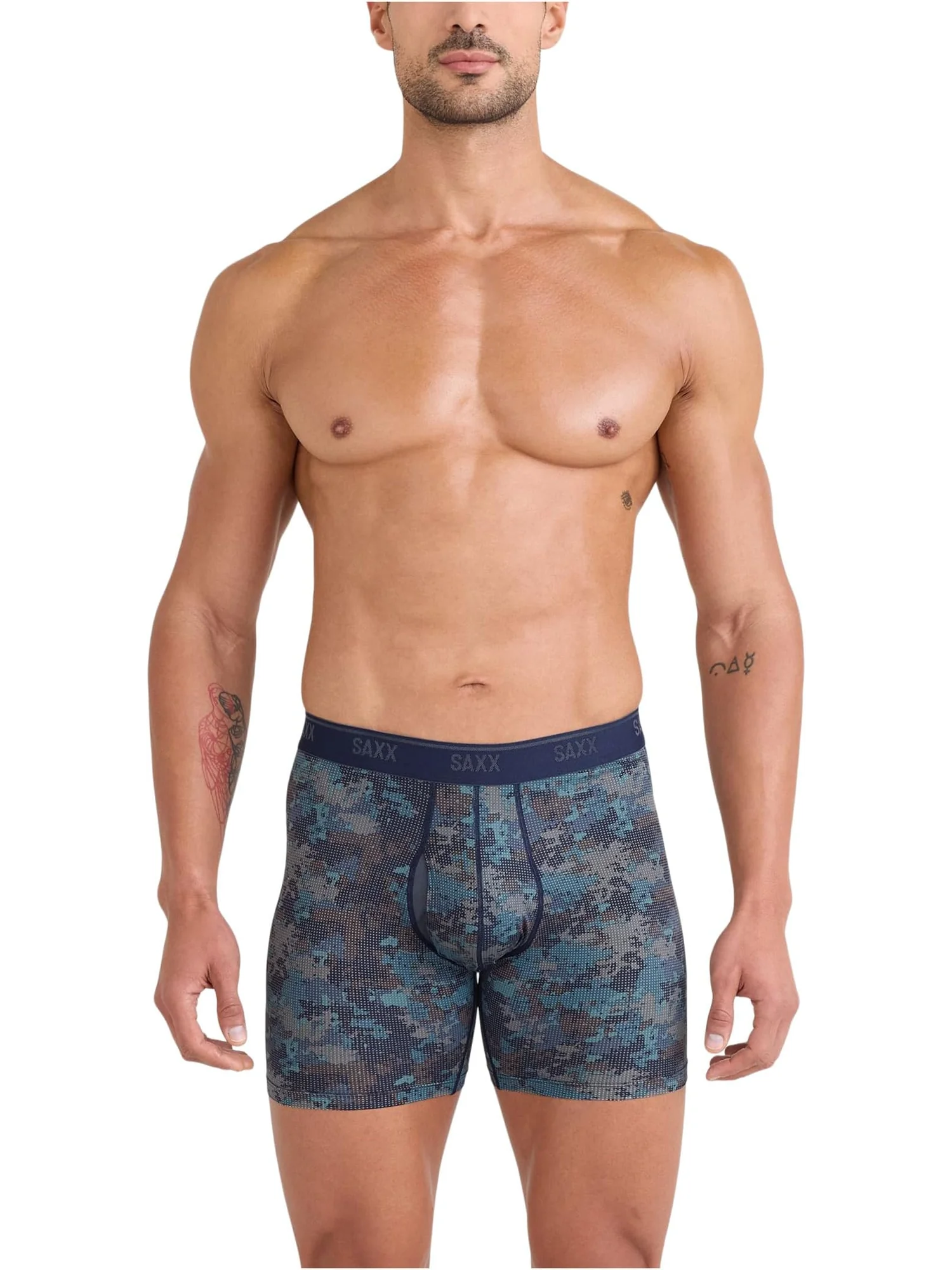 Боксеры SAXX UNDERWEAR Quest Quick-Dry Mesh Boxer Brief Fly 2-Pack — 2