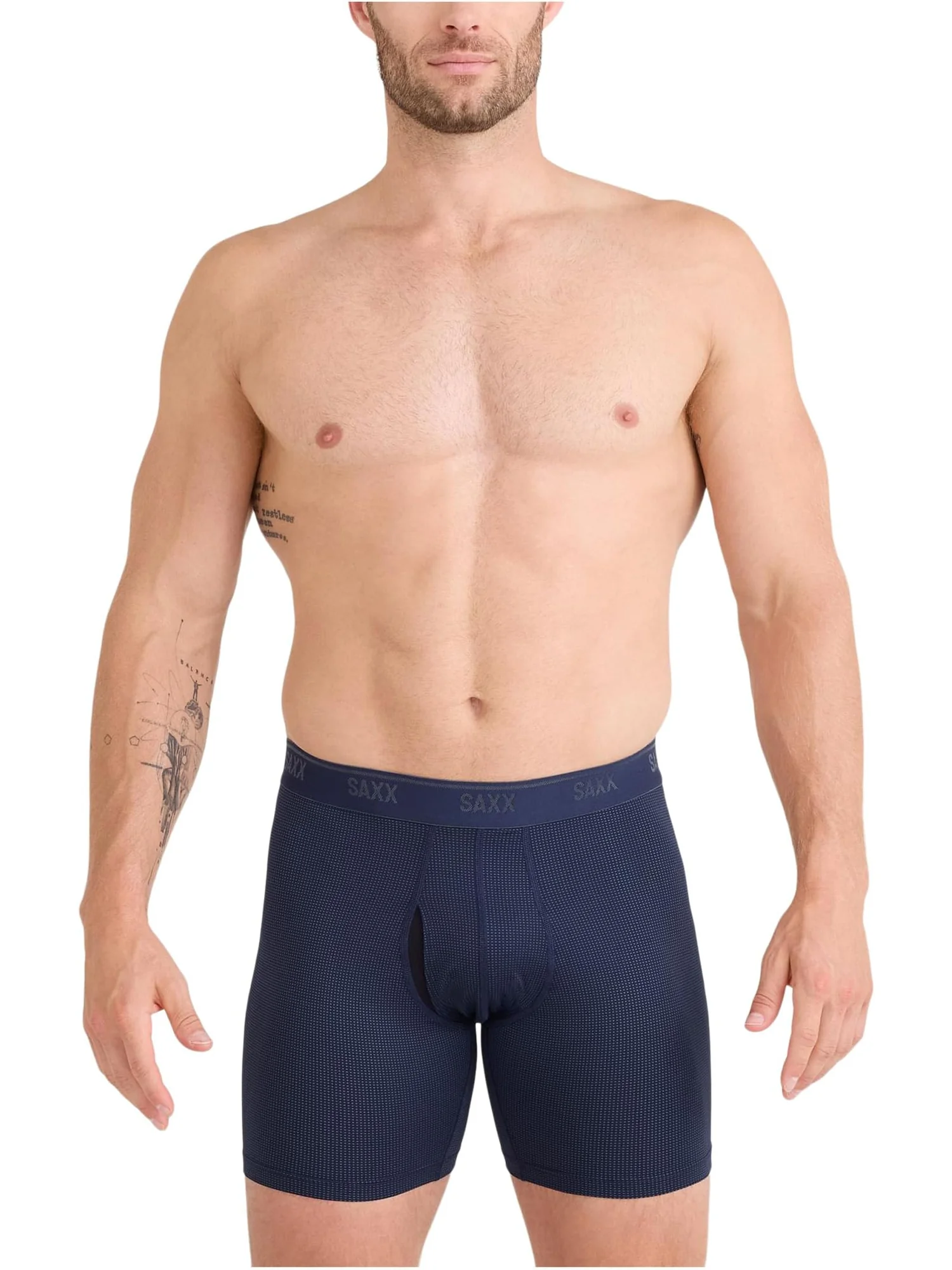 Боксеры SAXX UNDERWEAR Quest Quick-Dry Mesh Boxer Brief Fly 3-Pack — 3