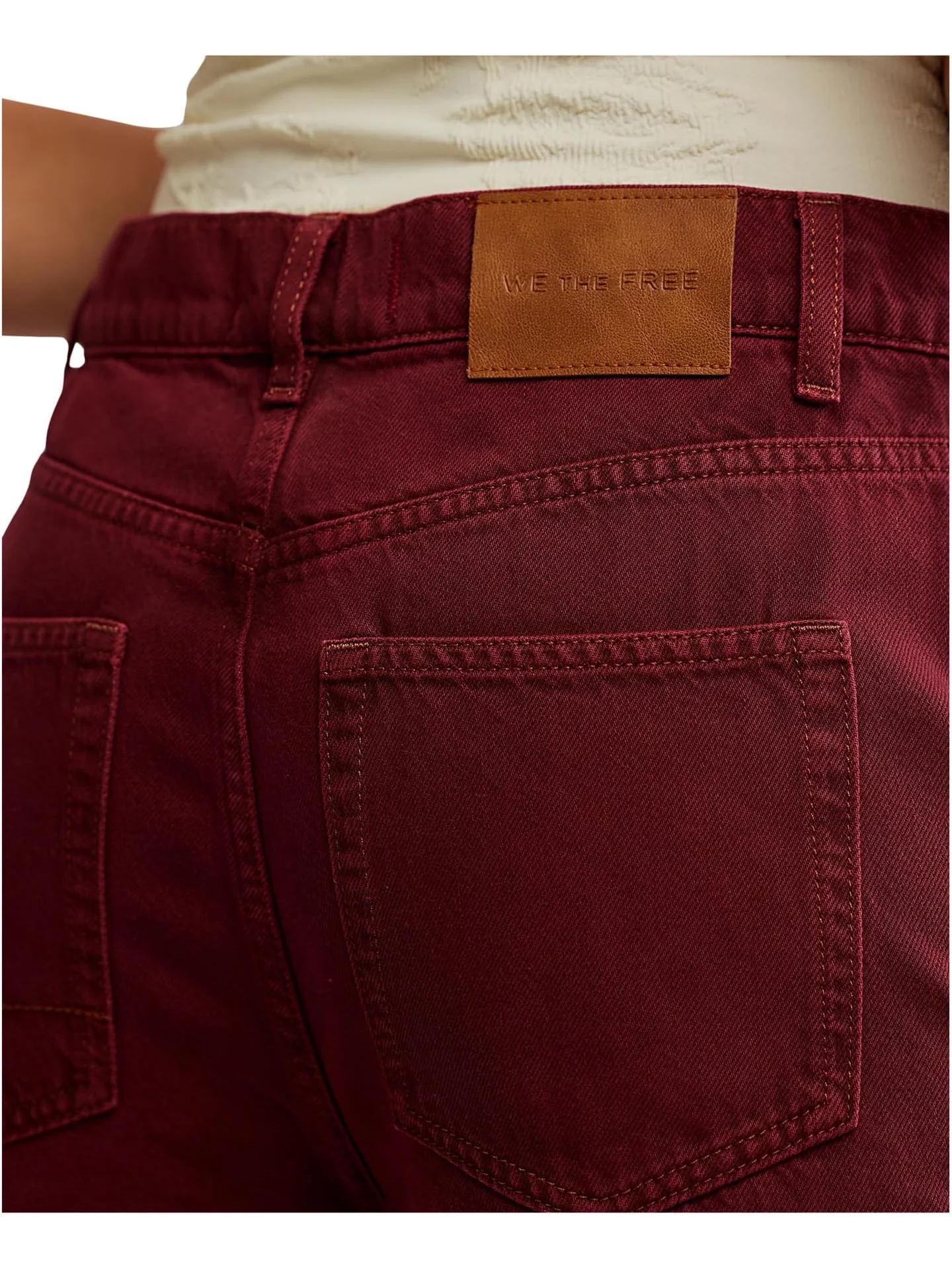 Брюки Free People Stride Jean, цвет Syrah — 3