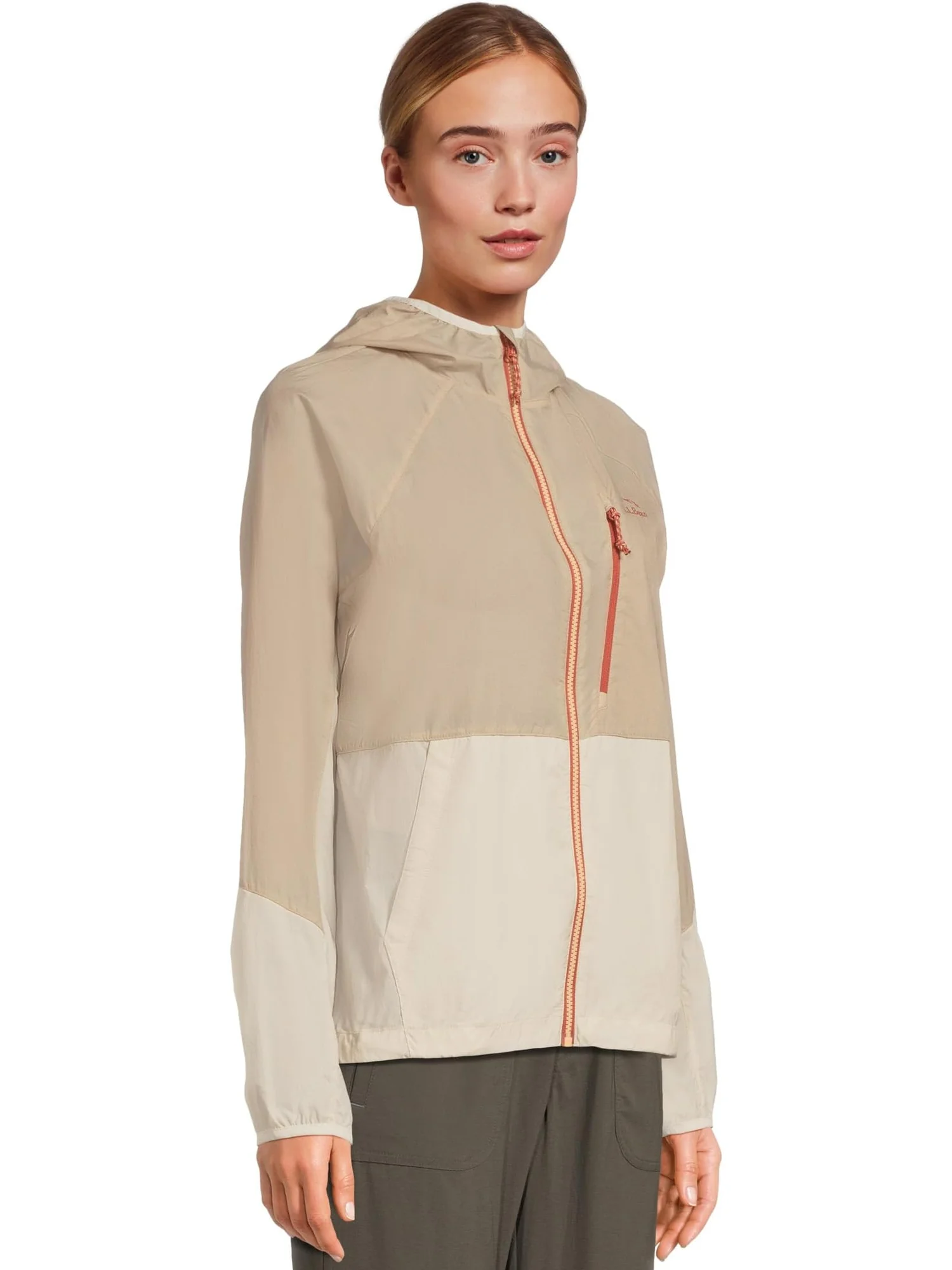 Ветровка L.L.Bean Stowaway Windbreaker, цвет Putty/Shore — 2