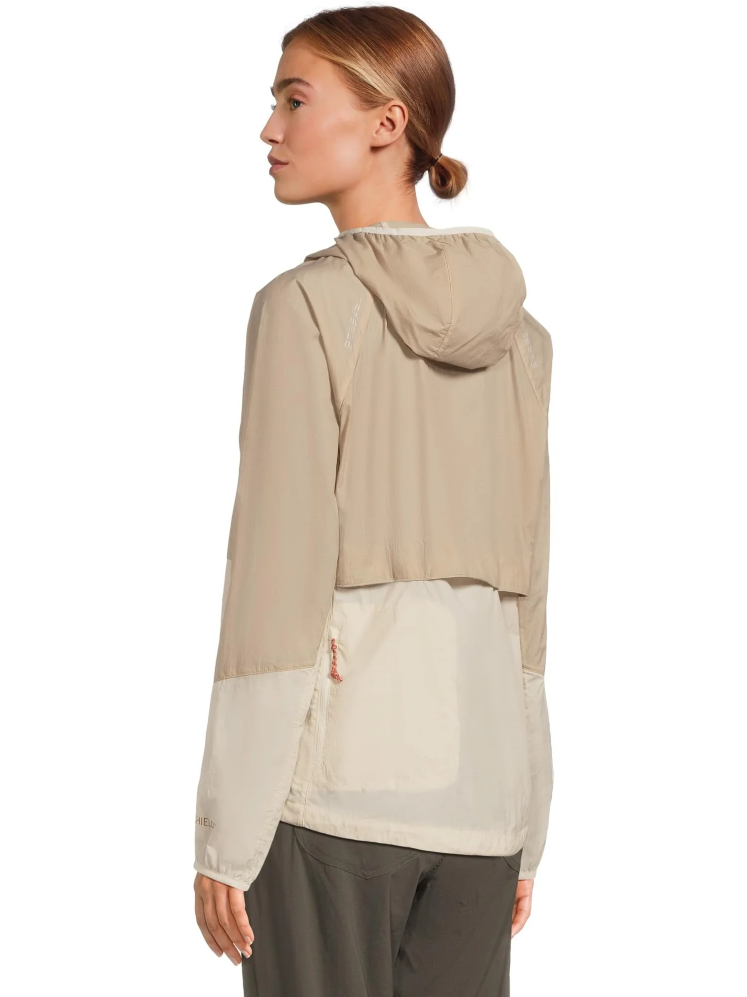 Ветровка L.L.Bean Stowaway Windbreaker, цвет Putty/Shore — 3