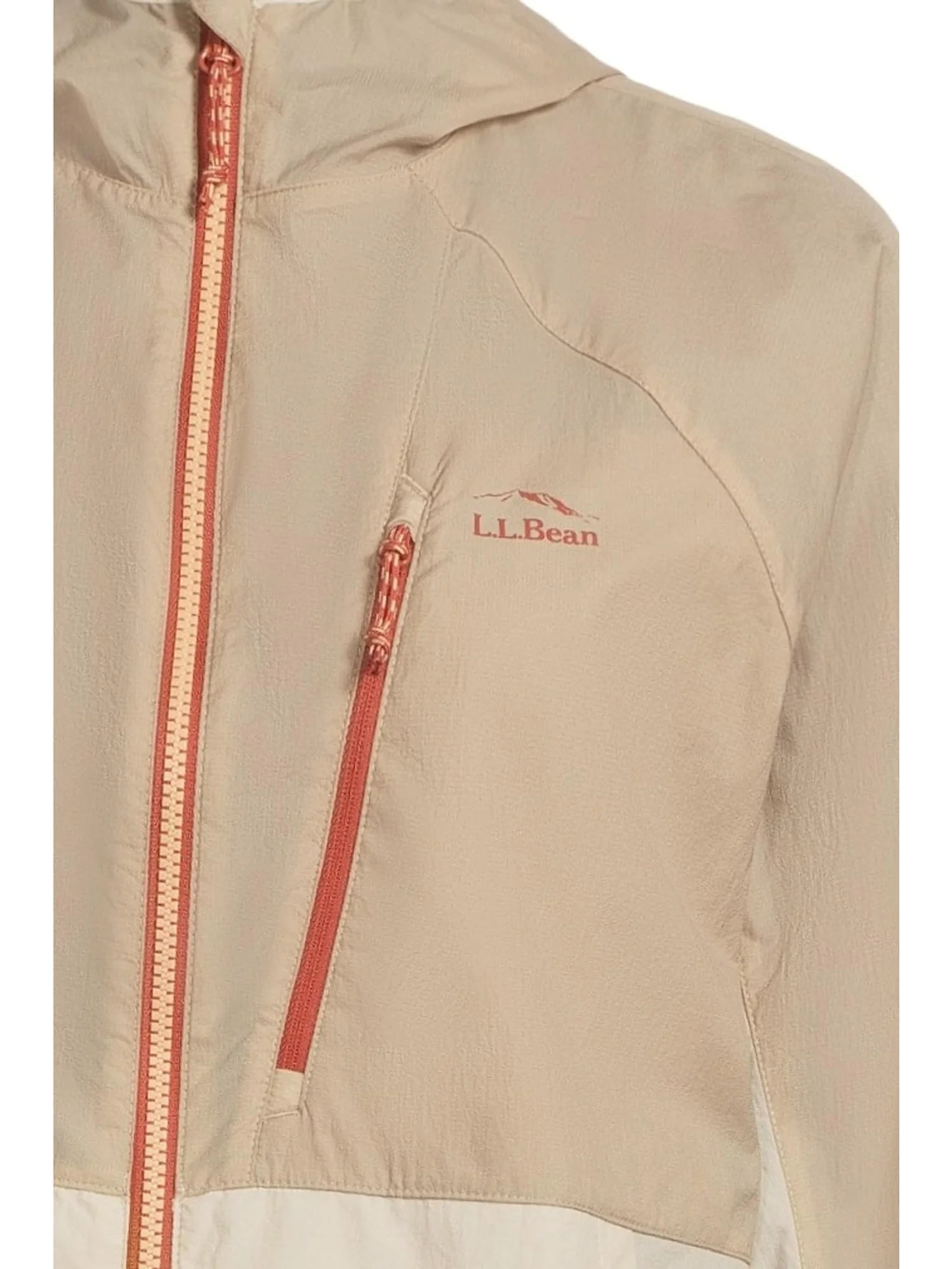 Ветровка L.L.Bean Stowaway Windbreaker, цвет Putty/Shore — 4