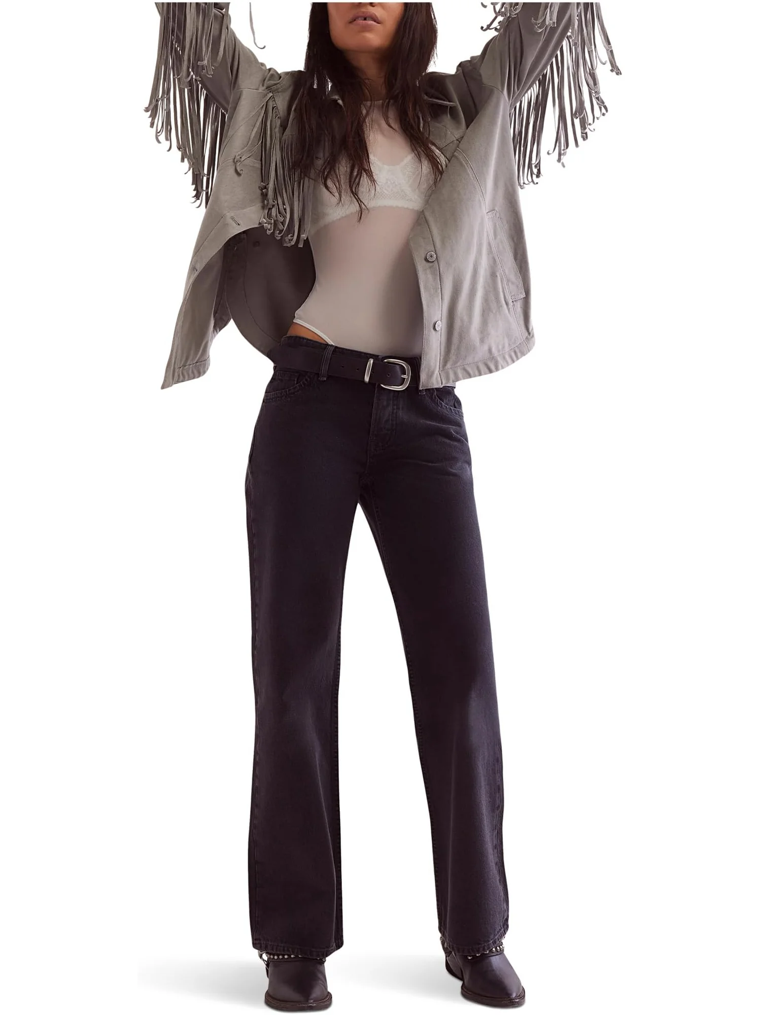 Джинсы Free People We The Free Tennessee Low-rise Boyfriend Jeans — 1