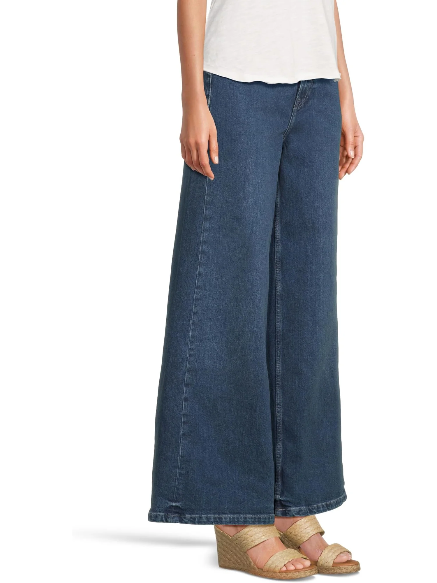 Джинсы Free People We The Free Kellee High-rise Palazzo Jeans — 2
