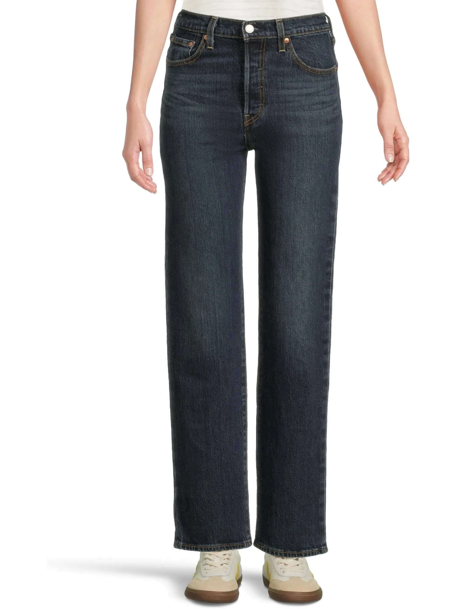 Джинсы Levi's Premium Ribcage Full Length — 1