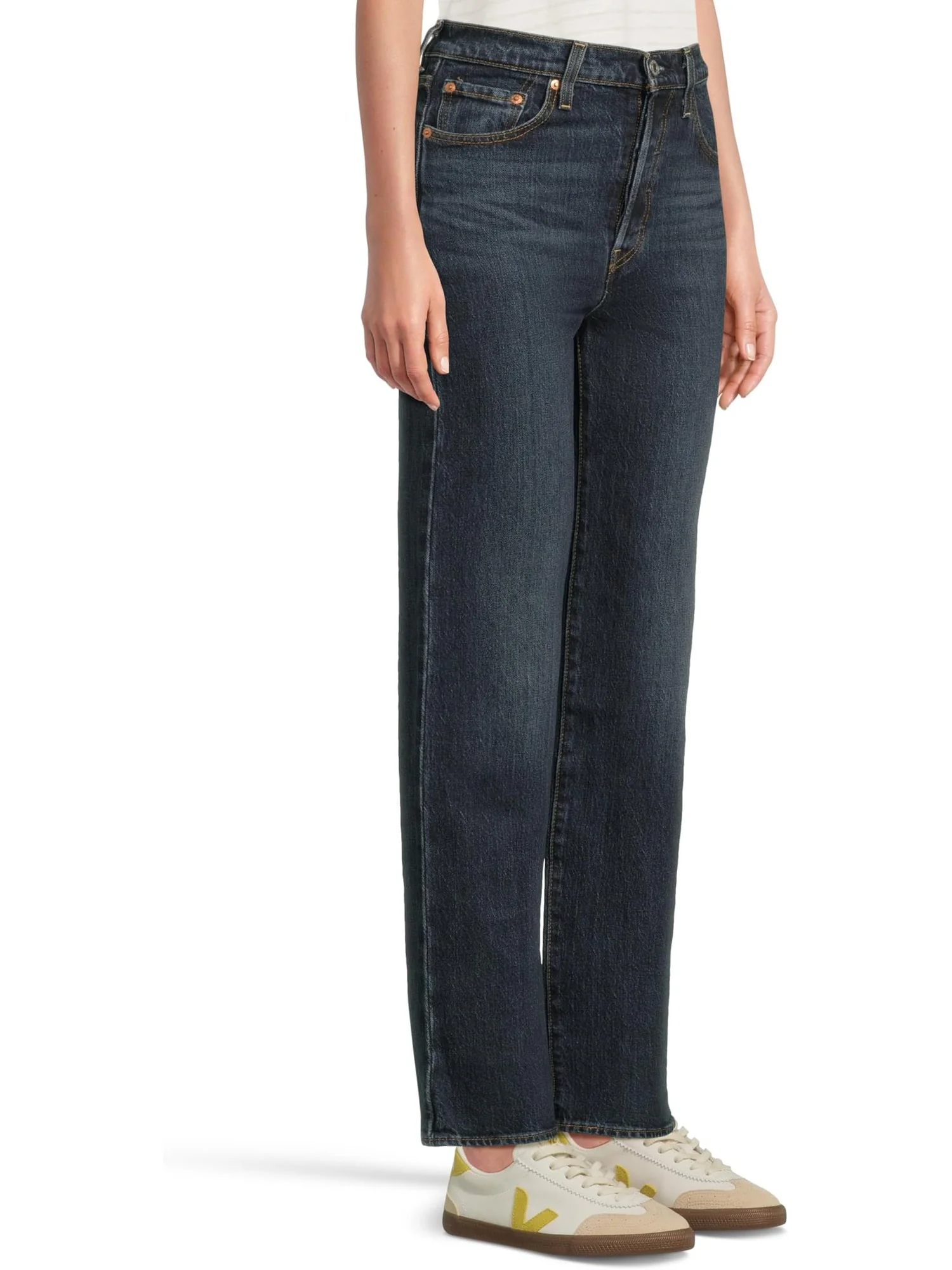 Джинсы Levi's Premium Ribcage Full Length — 2
