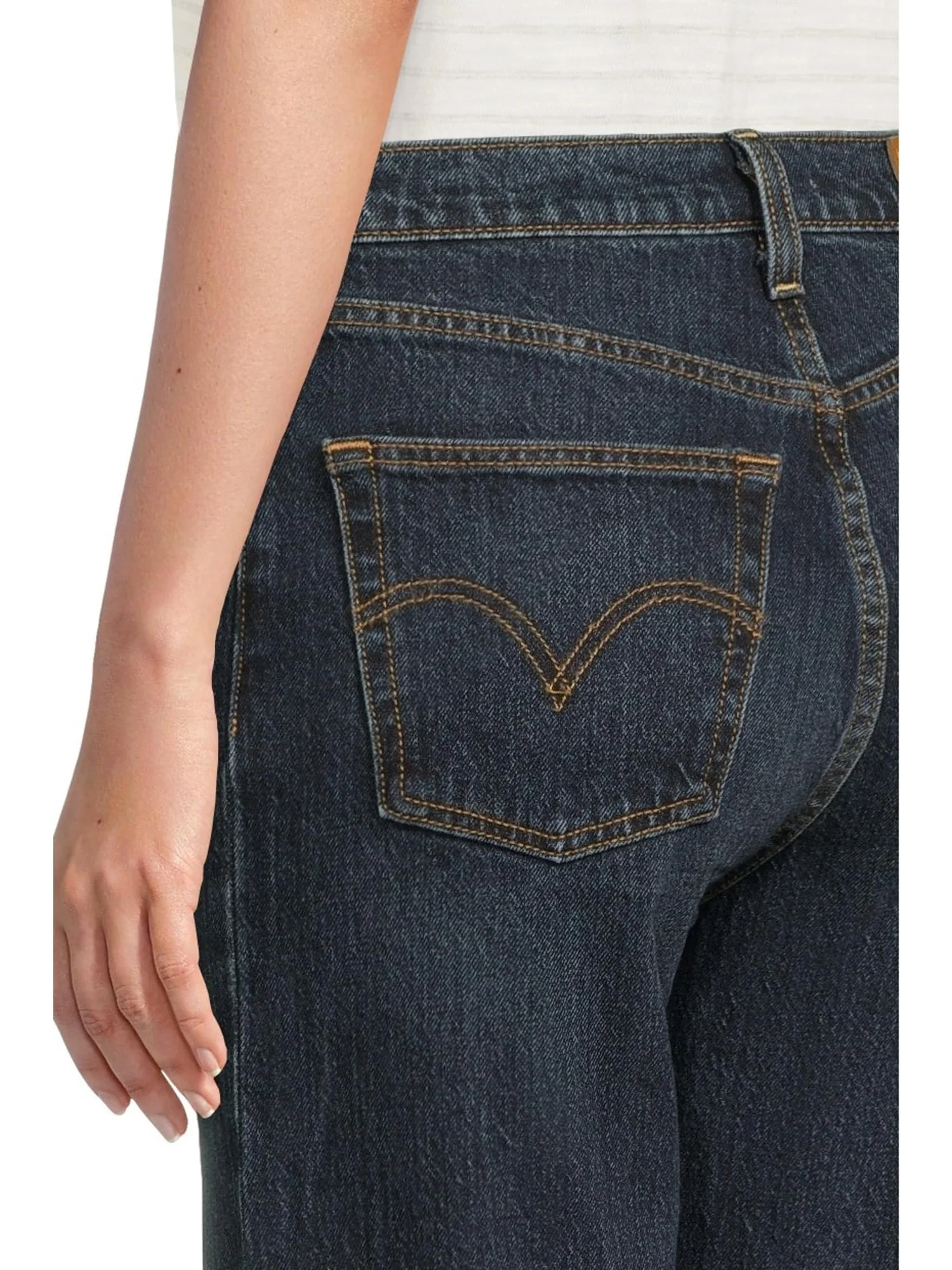 Джинсы Levi's Premium Ribcage Full Length — 4