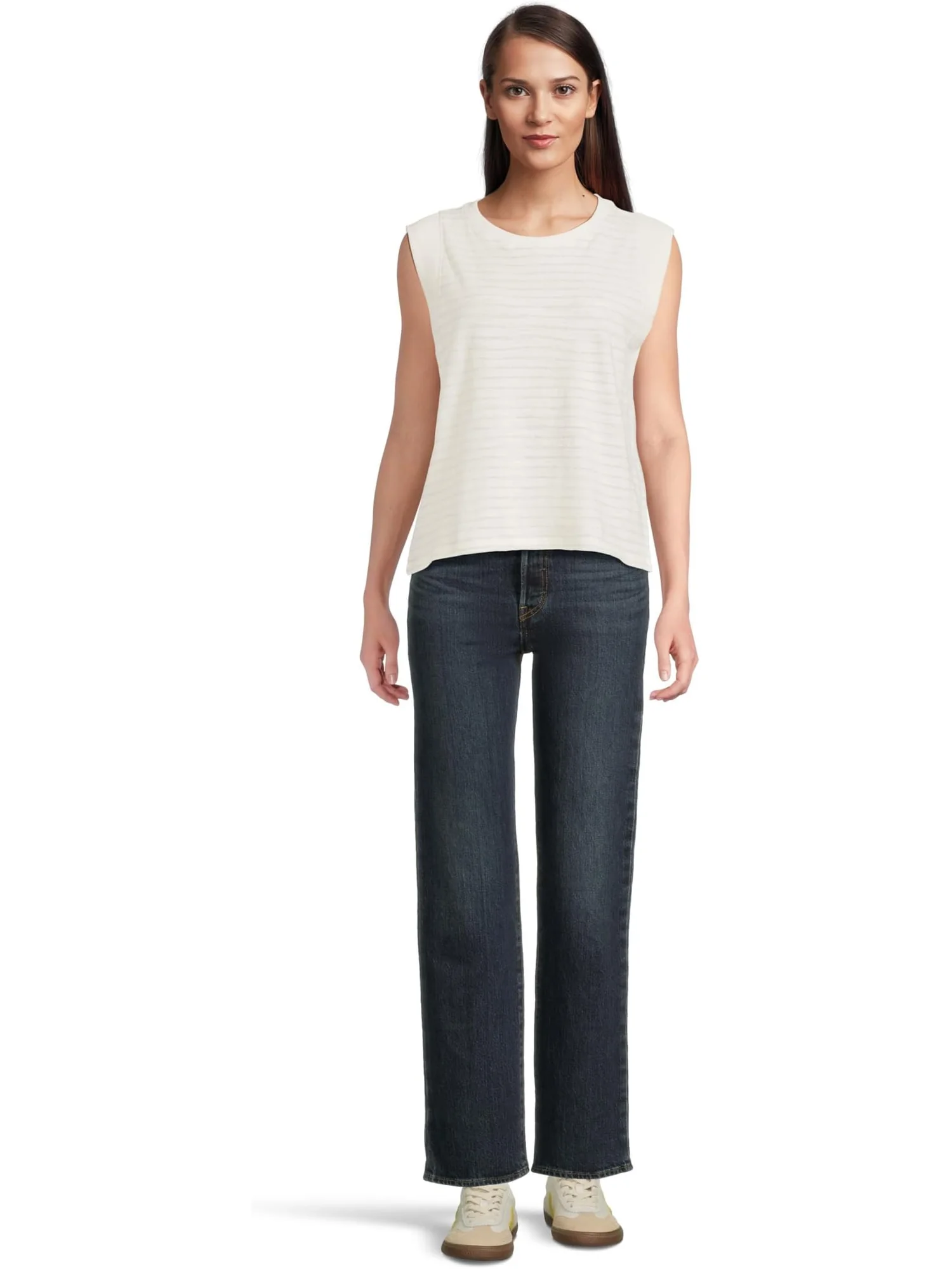 Джинсы Levi's Premium Ribcage Full Length — 5