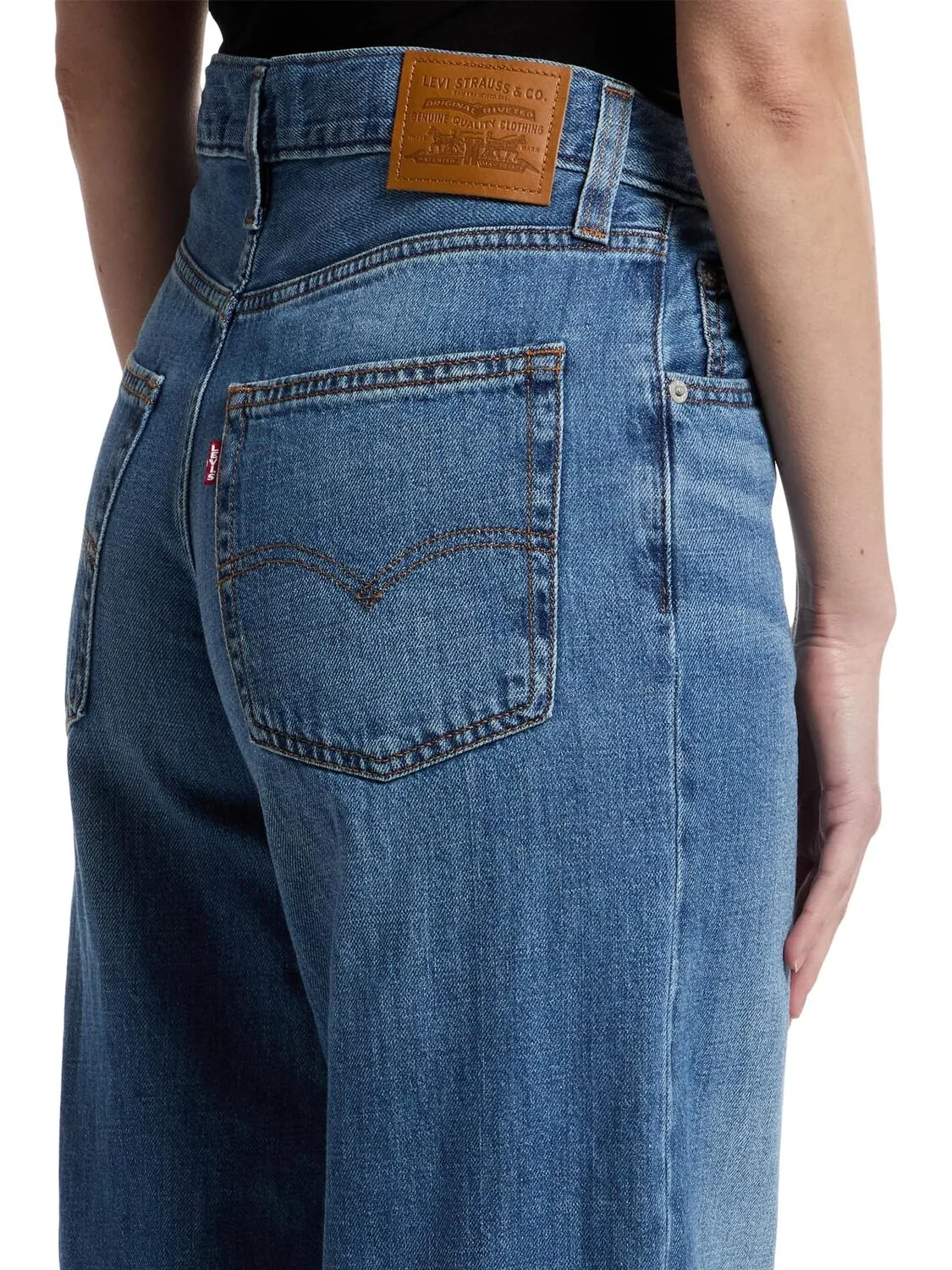 Джинсы Levi's Premium Baggy Dad Jeans, цвет Heavy Check — 4