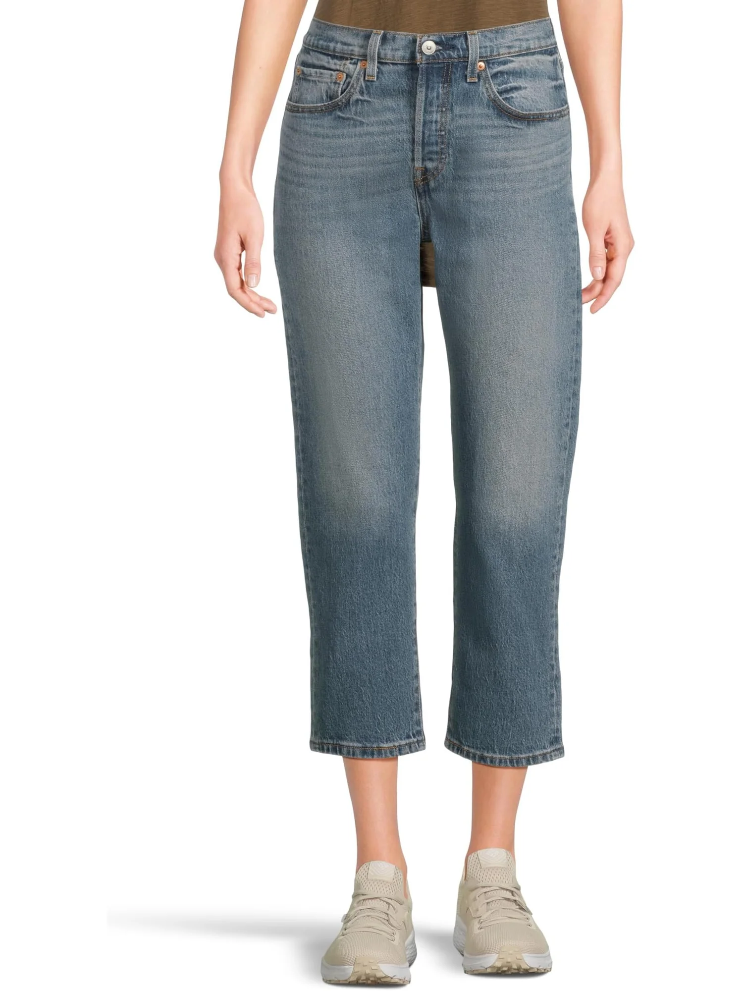 Джинсы Levi's Womens 501 Crop, цвет Weather Now — 1