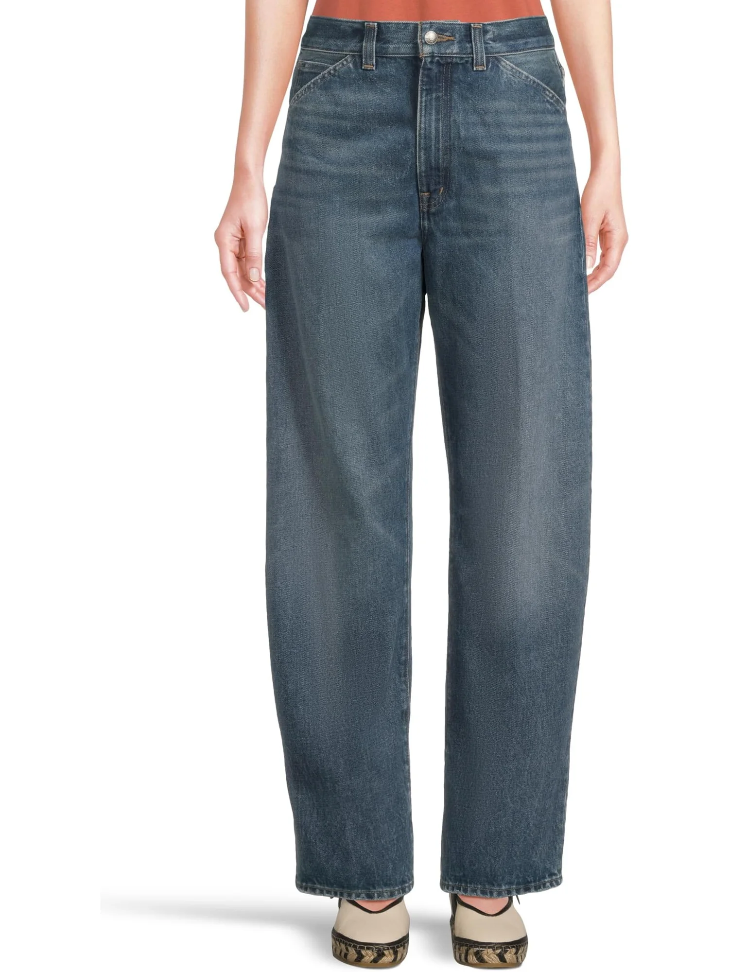 Джинсы Madewell Balloon Jean In Greendale Wash, цвет Greendale Wash — 1