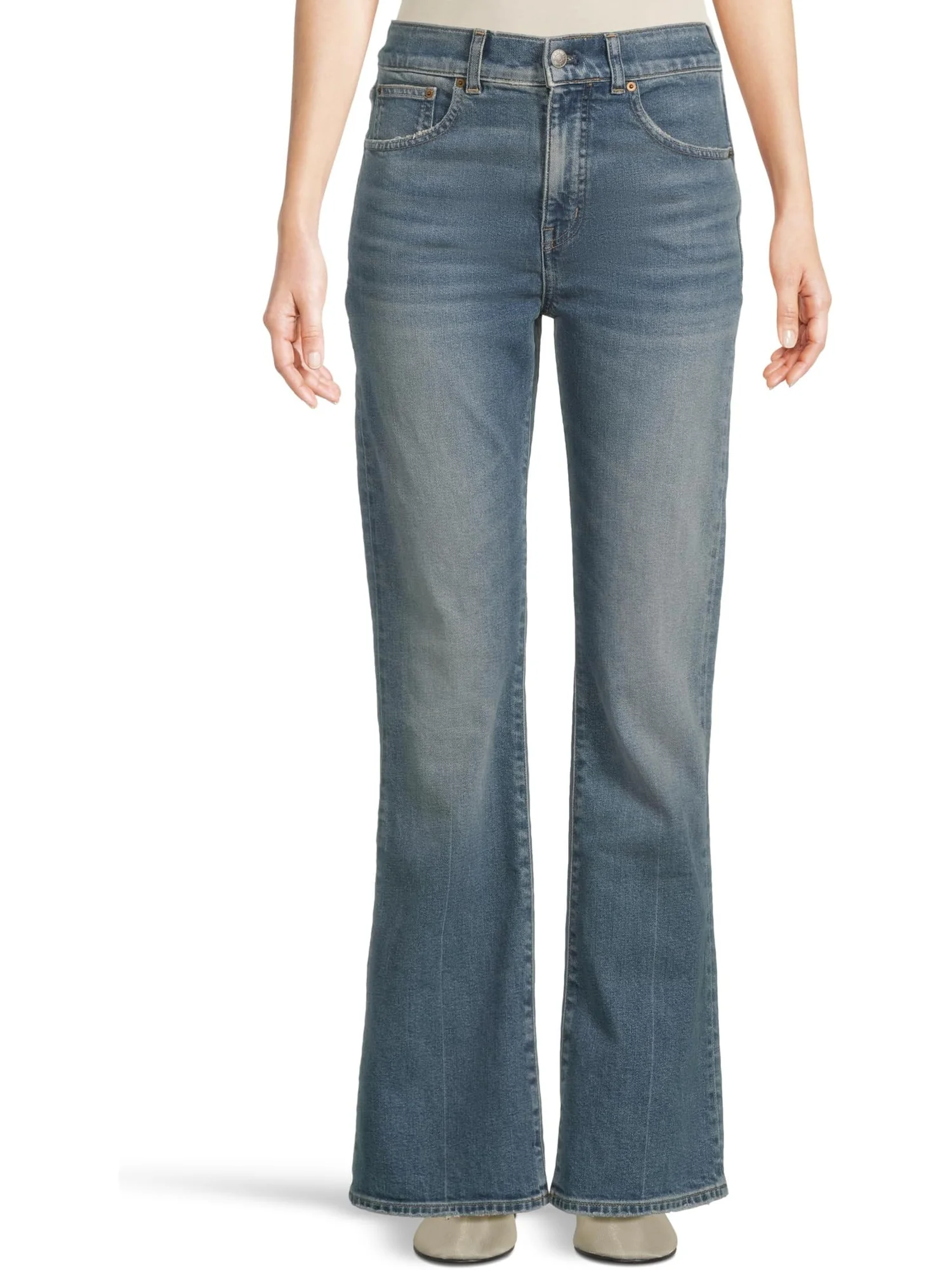 Джинсы Madewell Vintage Flare Jean in Bouvier Wash — 1