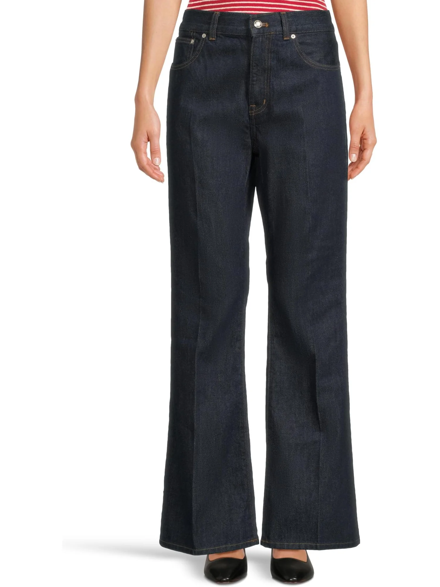 Джинсы Madewell Vintage Flare Jean in Rinse Wash — 1