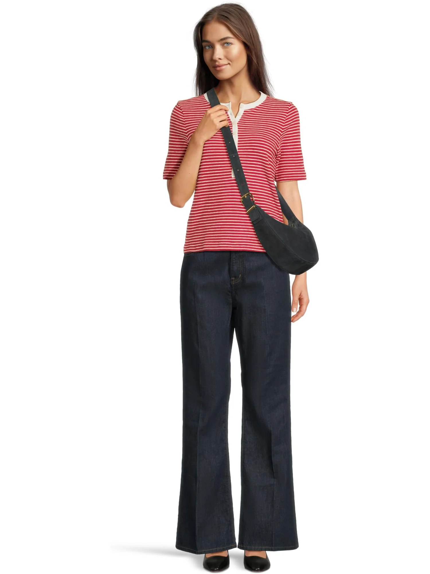 Джинсы Madewell Vintage Flare Jean in Rinse Wash — 5